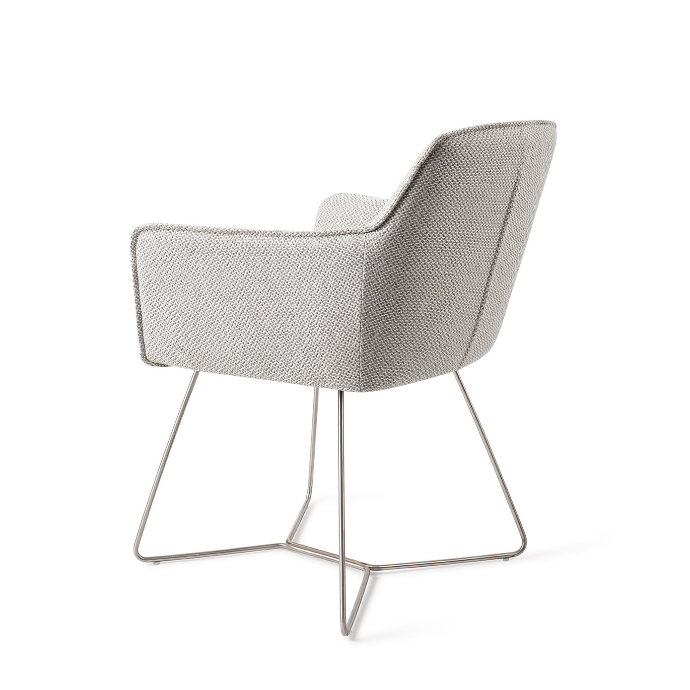 Jesper Home Eetkamerstoel 'Hofu' Beehive Steel, kleur Checkers Charm