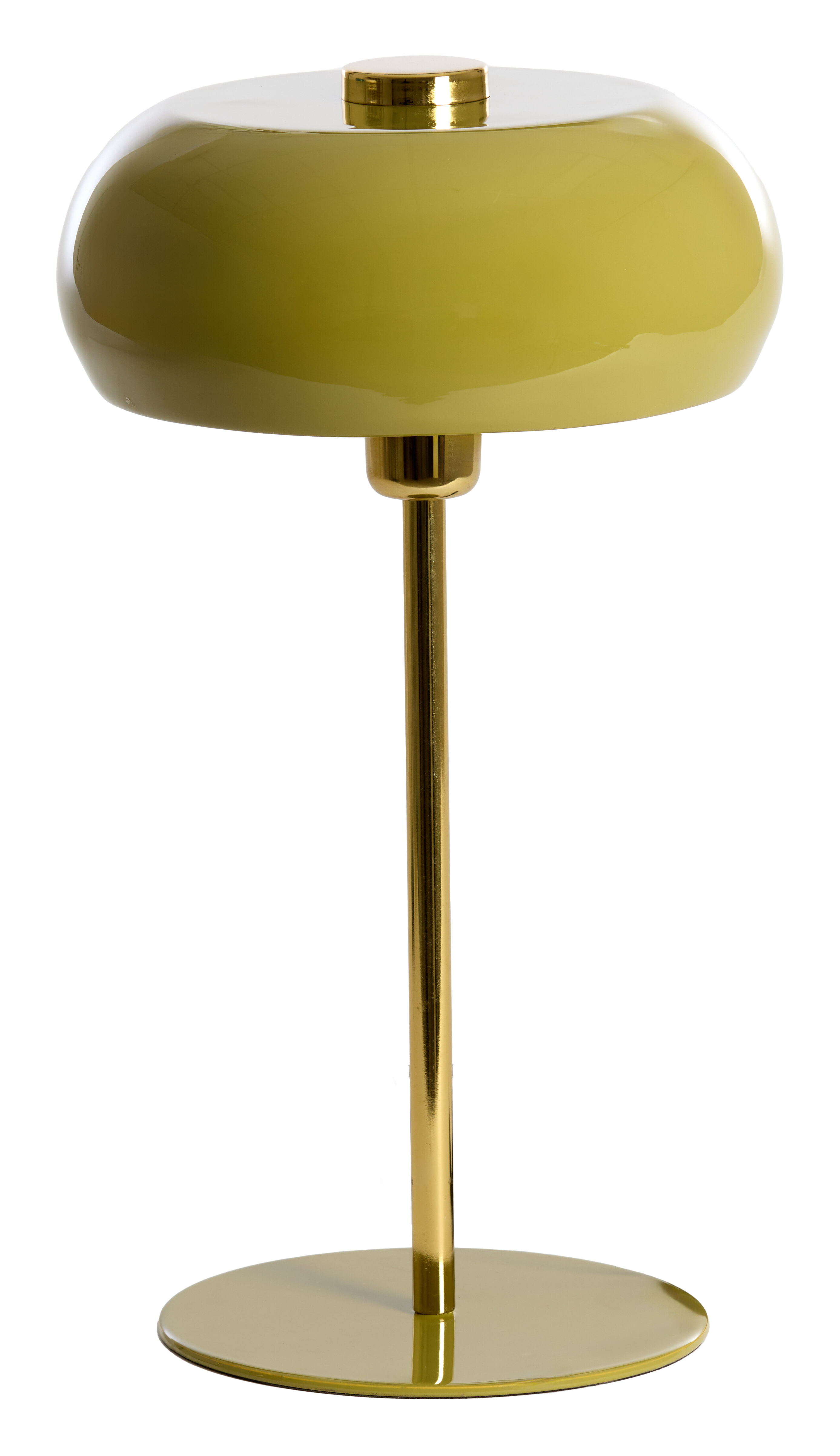 Light & Living Tafellamp 'Surin' 47cm, kleur Olijfgroen/Goud