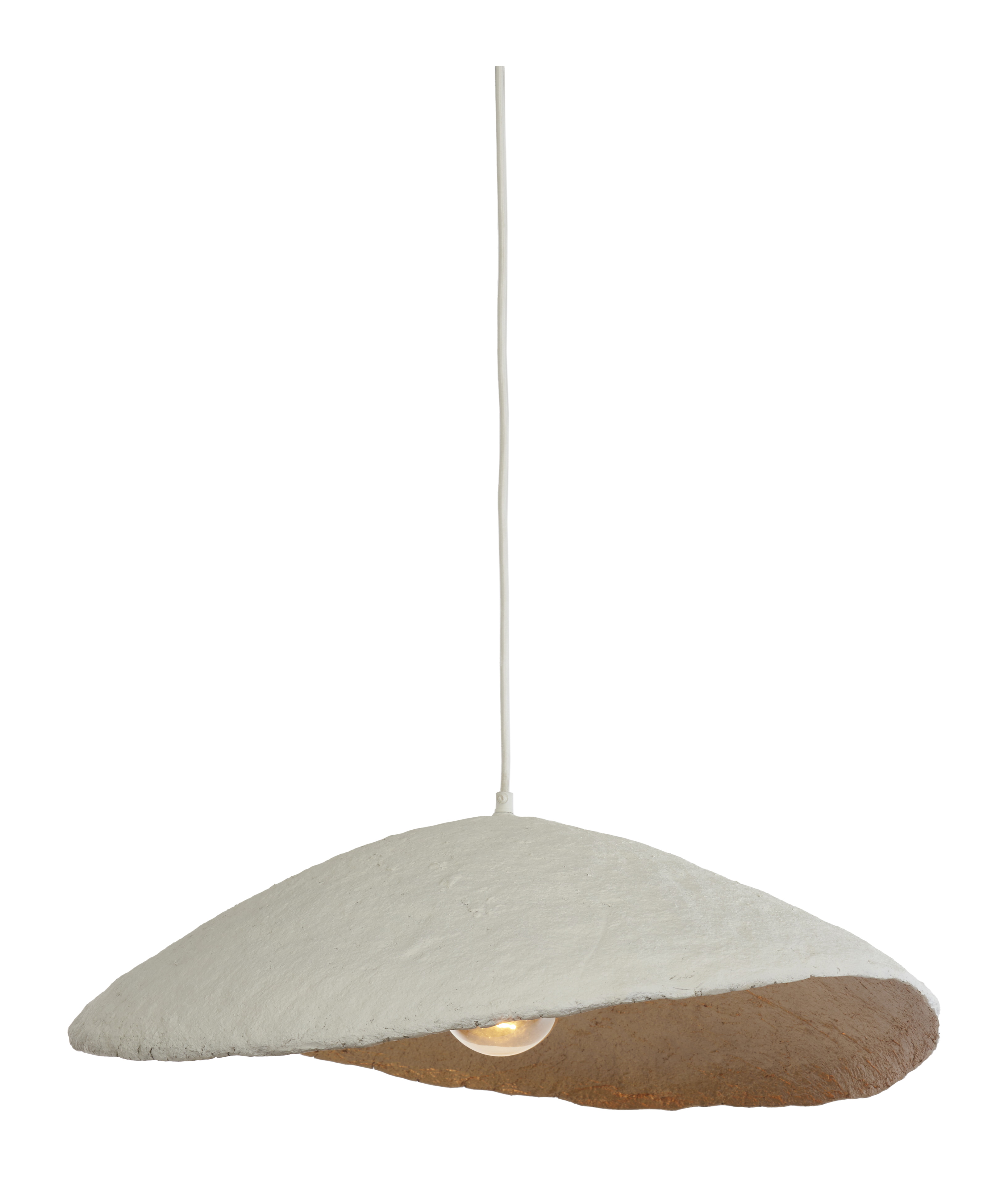 Light & Living Hanglamp 'Lonia' Papier Maché, 71cm, kleur Crème