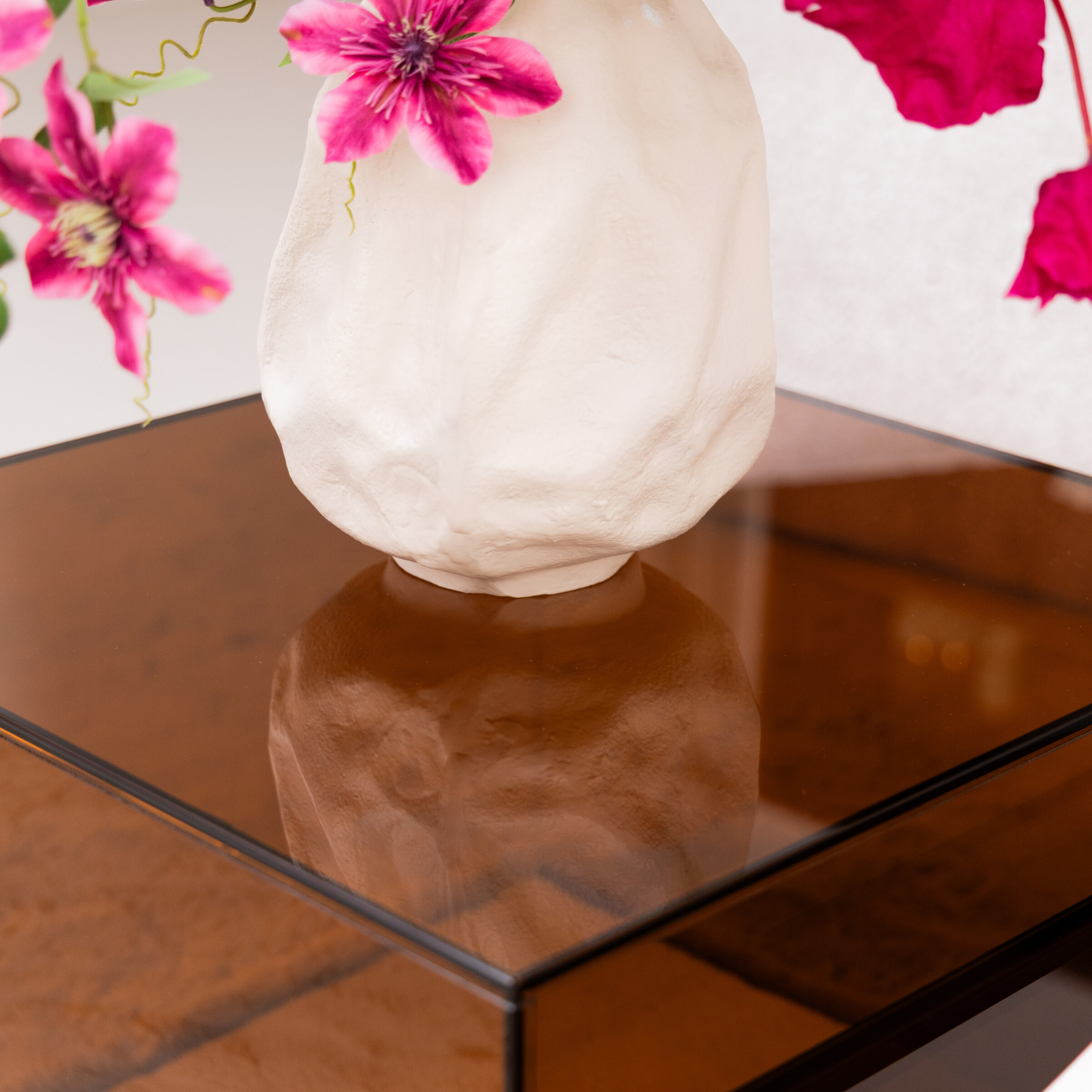 Bendt Salontafel 'Flavian' Glas, Set van 2 stuks, kleur Bruin