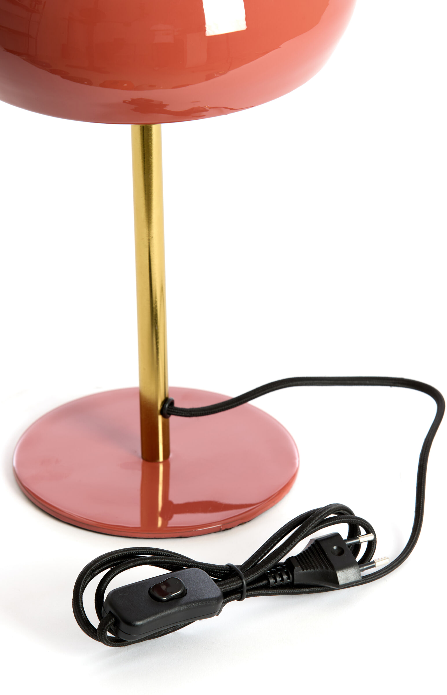 Light & Living Tafellamp 'Surin' 34cm, kleur Koraal/Goud