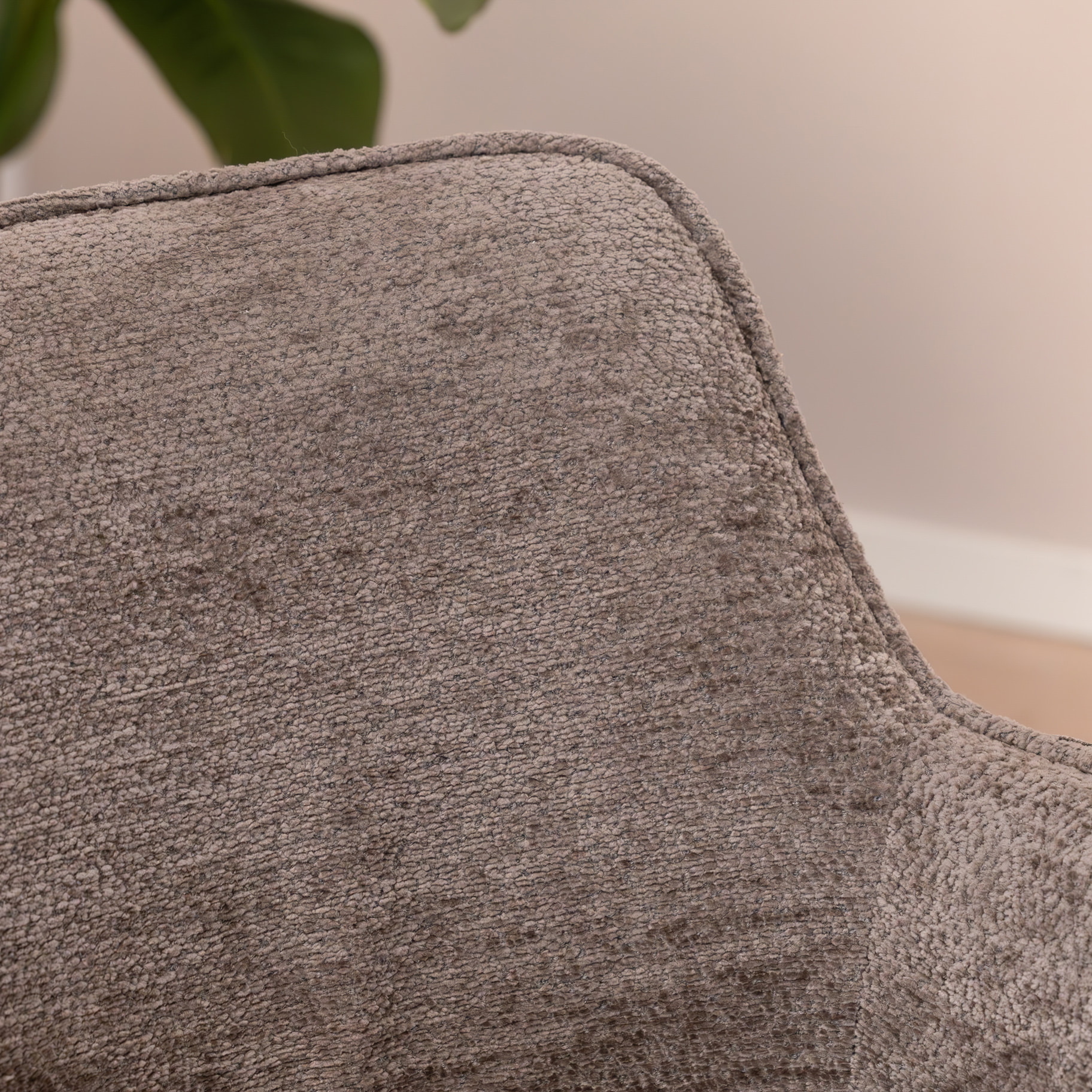 Tower Living Draaibare Eetkamerstoel 'Fondo' Chenille, kleur Antraciet
