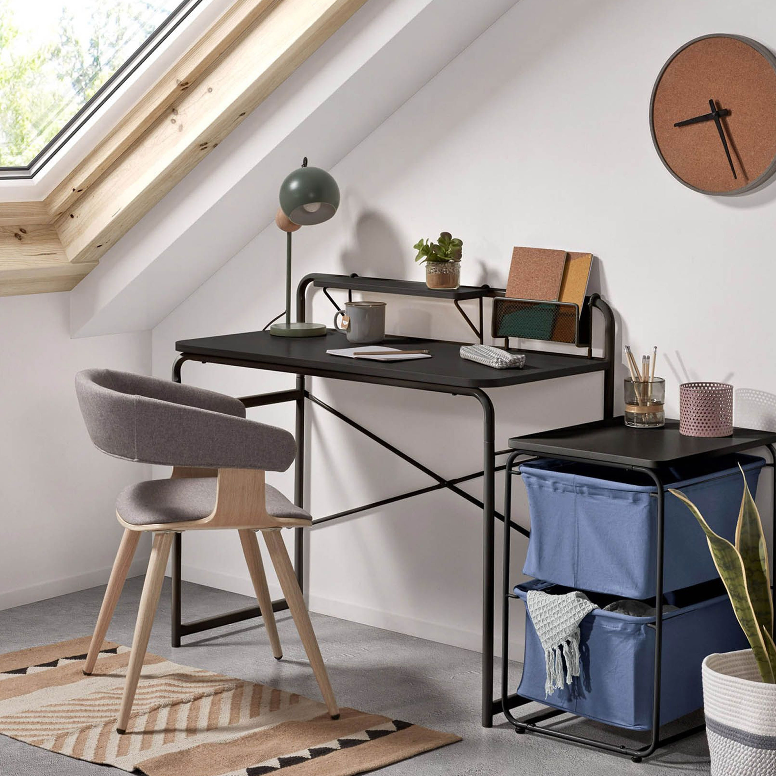 Kave Home Bureau 'Foreman', kleur Zwart Kave Home Bureau 'Foreman', kleur Zwart