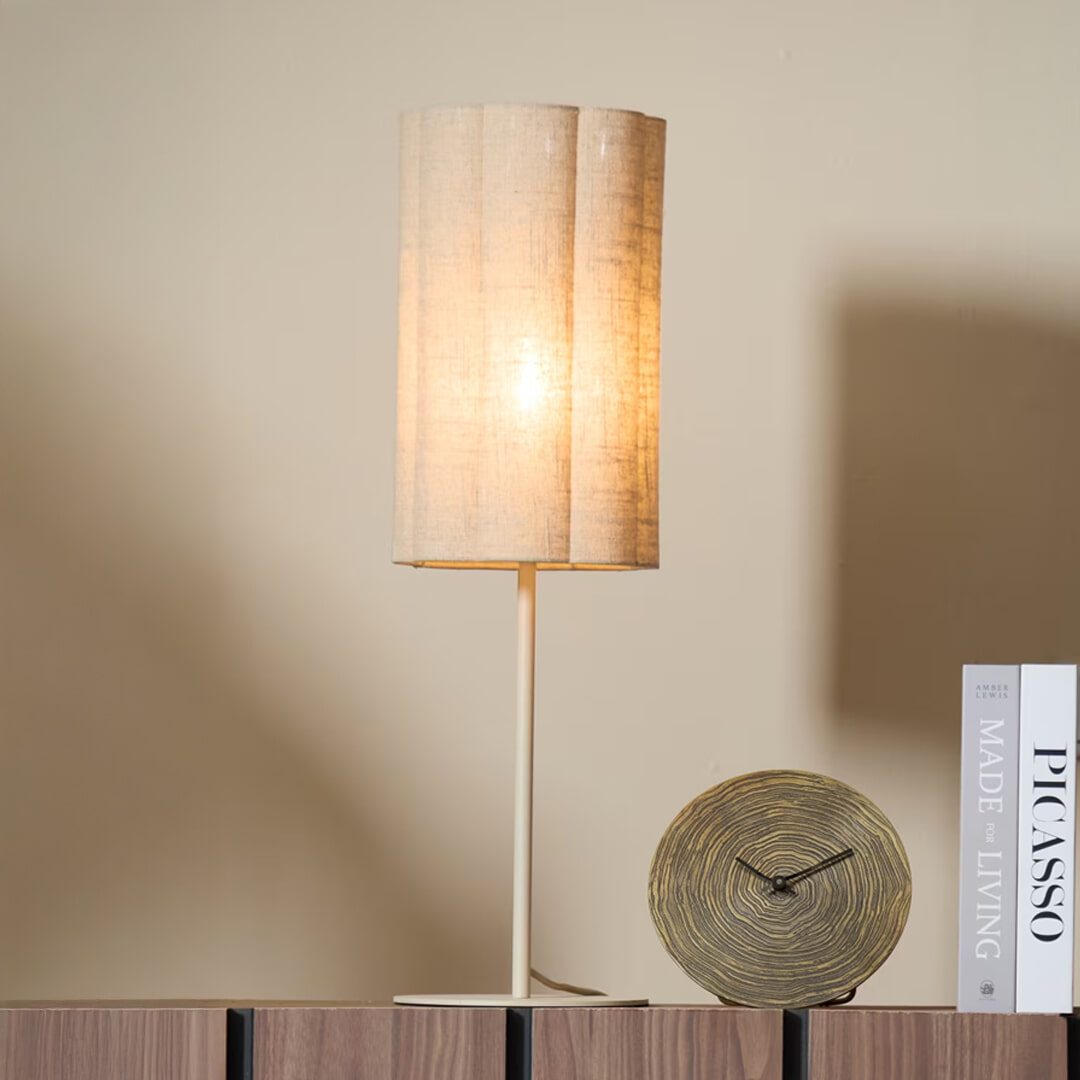 Light & Living Tafellamp 'Fringe' 70cm, kleur Naturel
