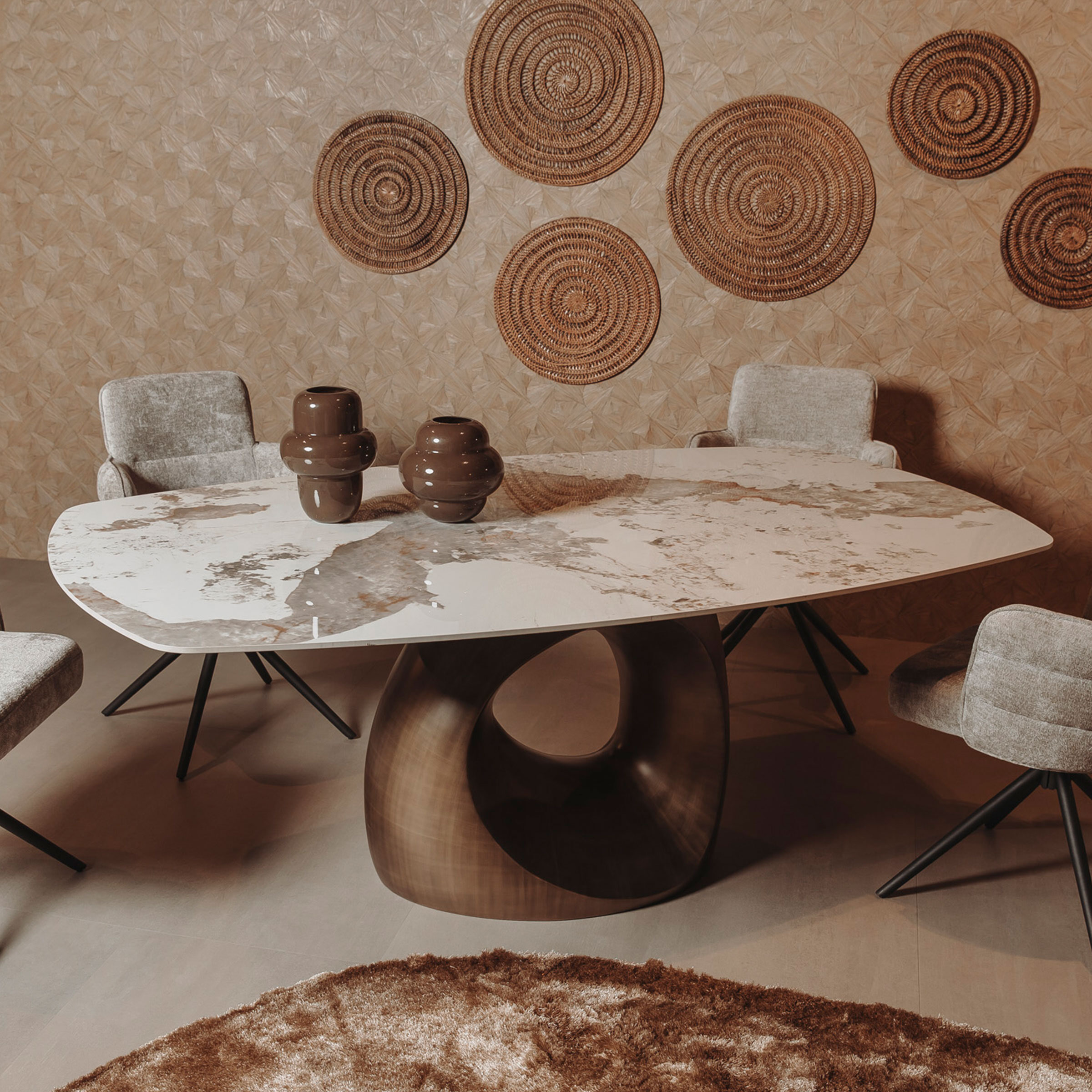 Tower Living Deens Ovale Eettafel 'Castello' Keramiek