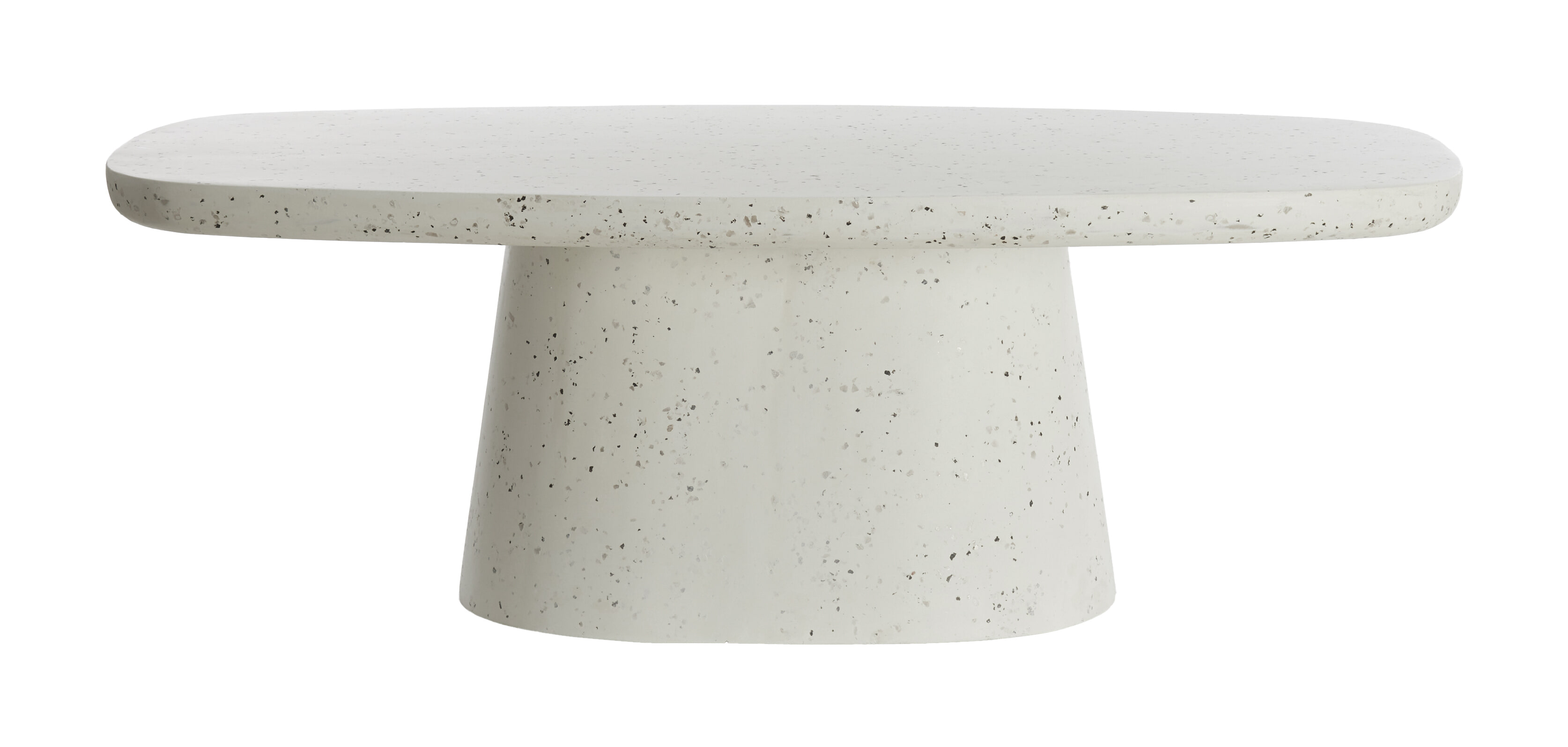 Light & Living Deens Ovale Salontafel 'Hamura' Terrazzo, 120 x 70cm