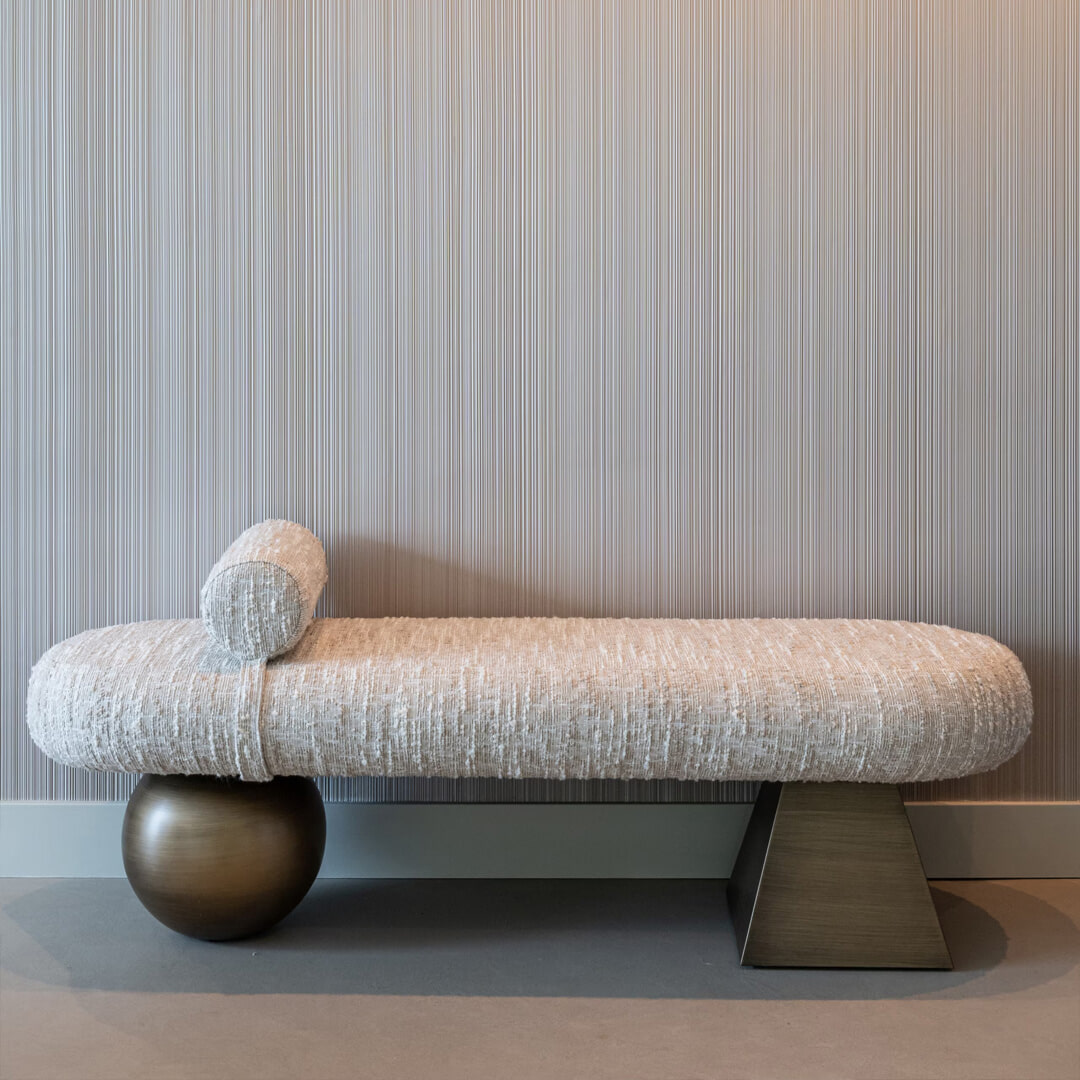 Richmond Eetkamerbank 'Geneva' 148cm, kleur Beige