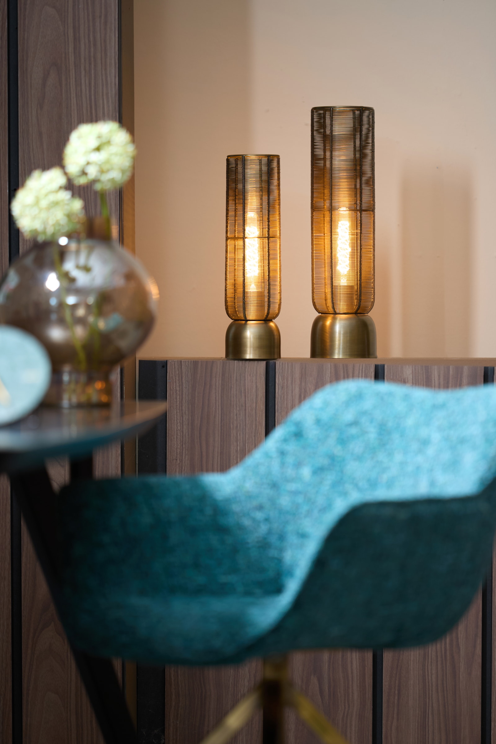 Light & Living Tafellamp 'Lezuza' 40cm, kleur Antiek Brons