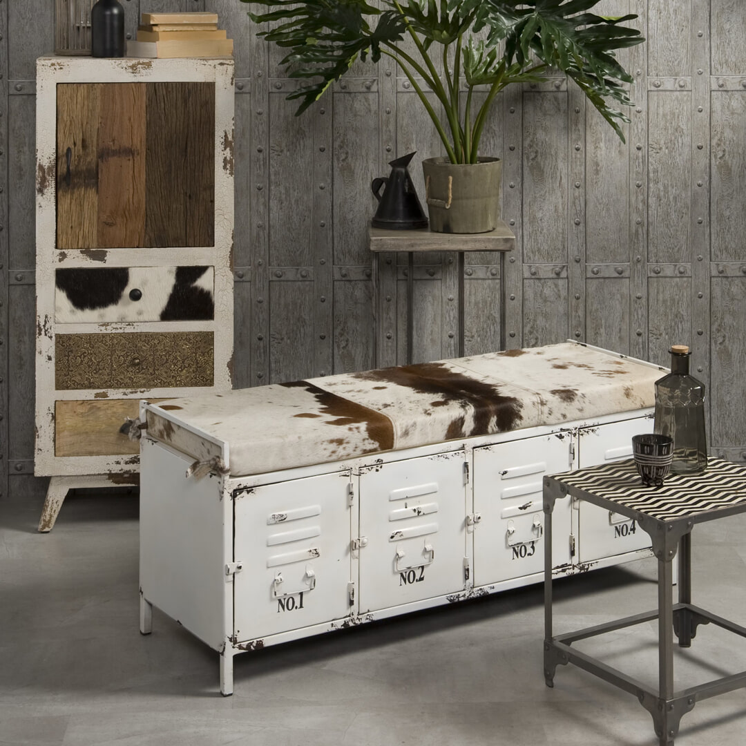 RENEW Halbankje Giannelli 120cm - Meerkleurig