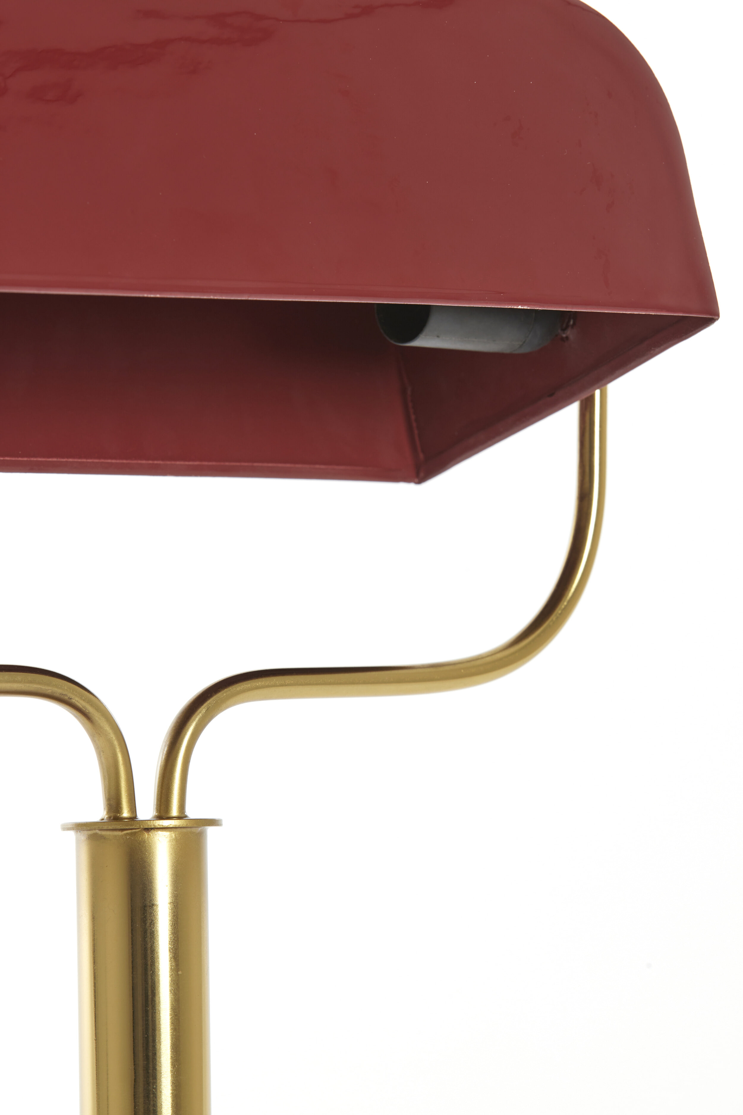 Light & Living Tafellamp 'Ayer' 43cm, kleur Bordeaux