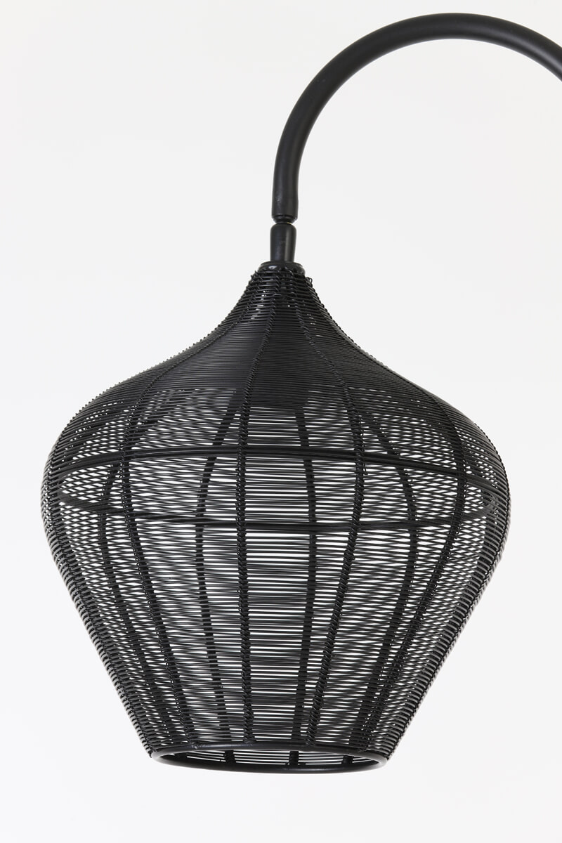 Light & Living Vloerlamp 'Alvaro' 160cm, kleur Mat Zwart