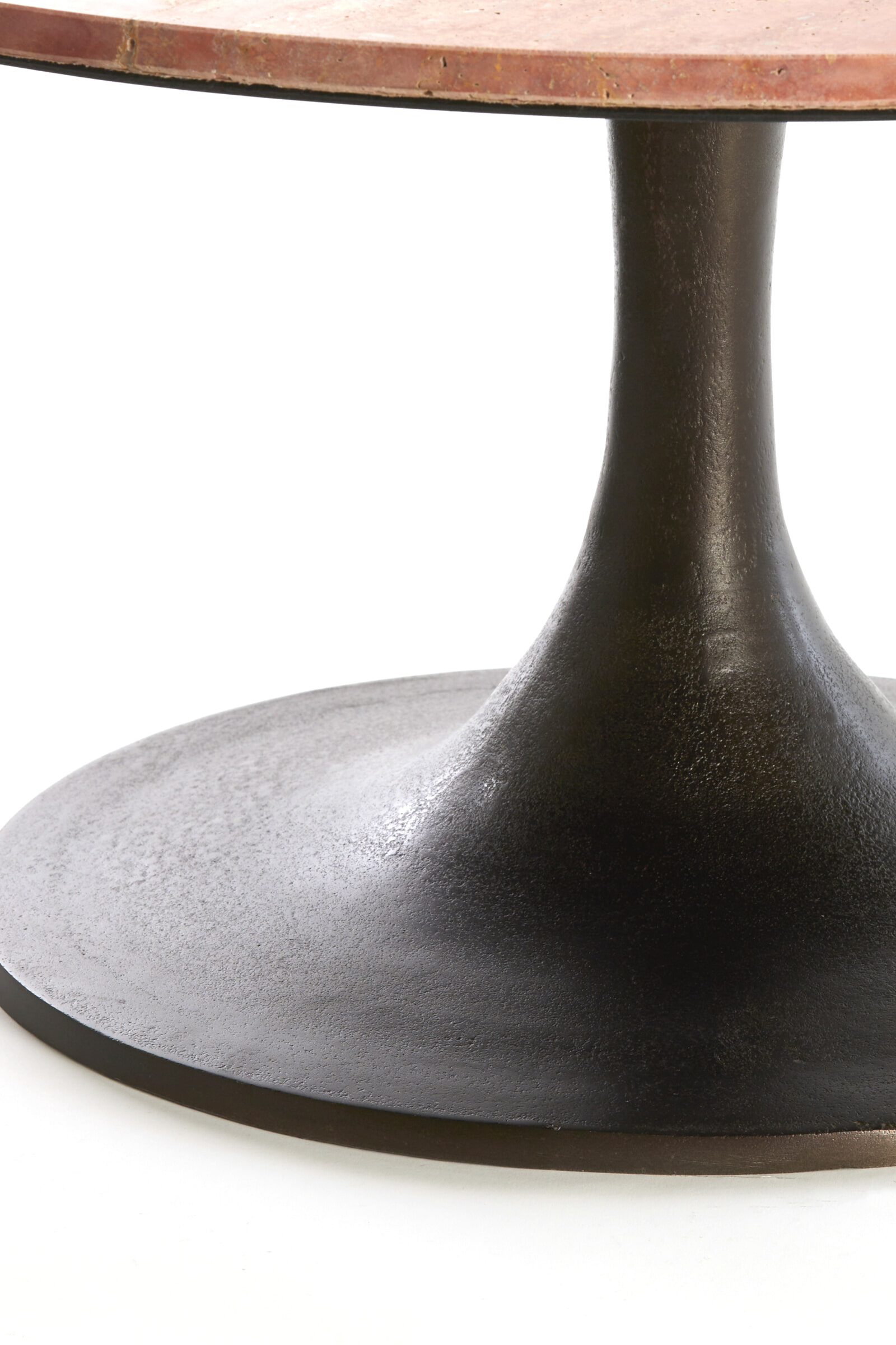 Light & Living Ronde Salontafel 'Dolin' Travertin, 75cm