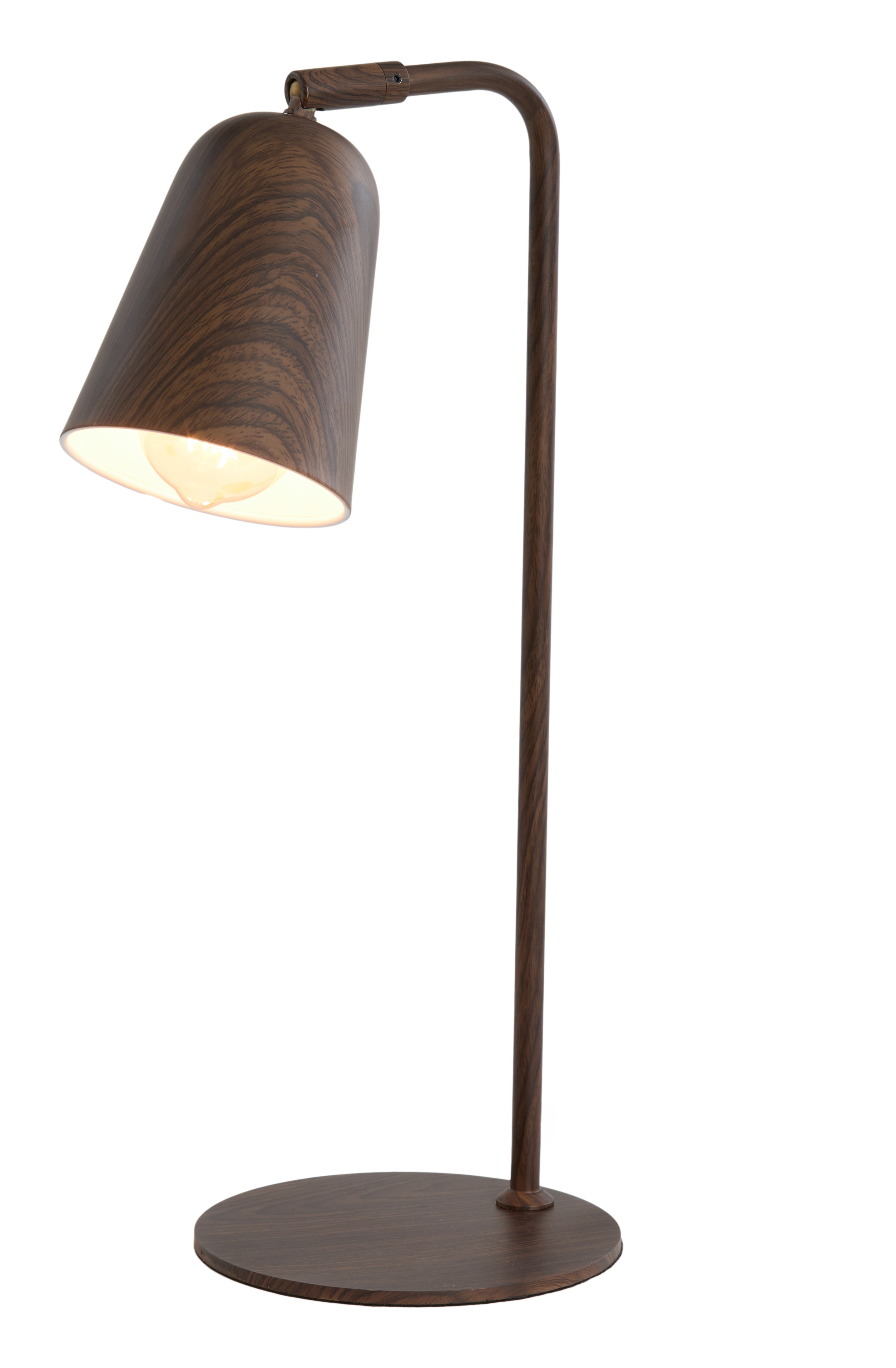 Light & Living Tafellamp 'Salomo' 47cm, kleur Donkerbruin