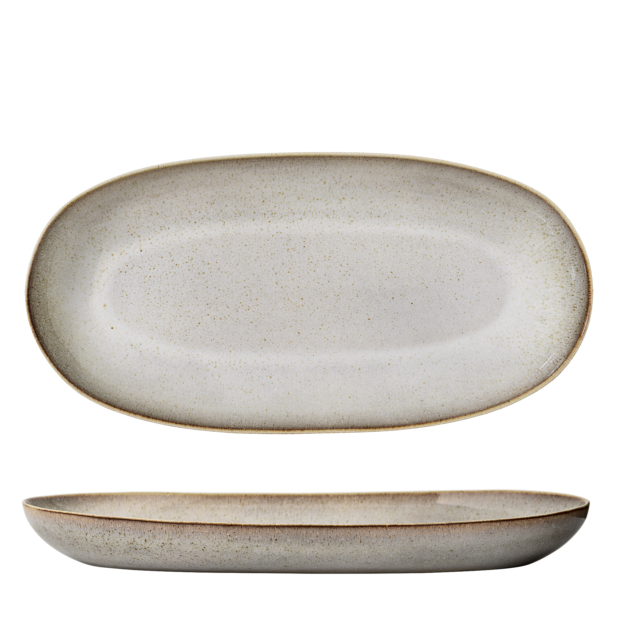 Bloomingville Schaal Sandrine 42 x 21cm - Naturel