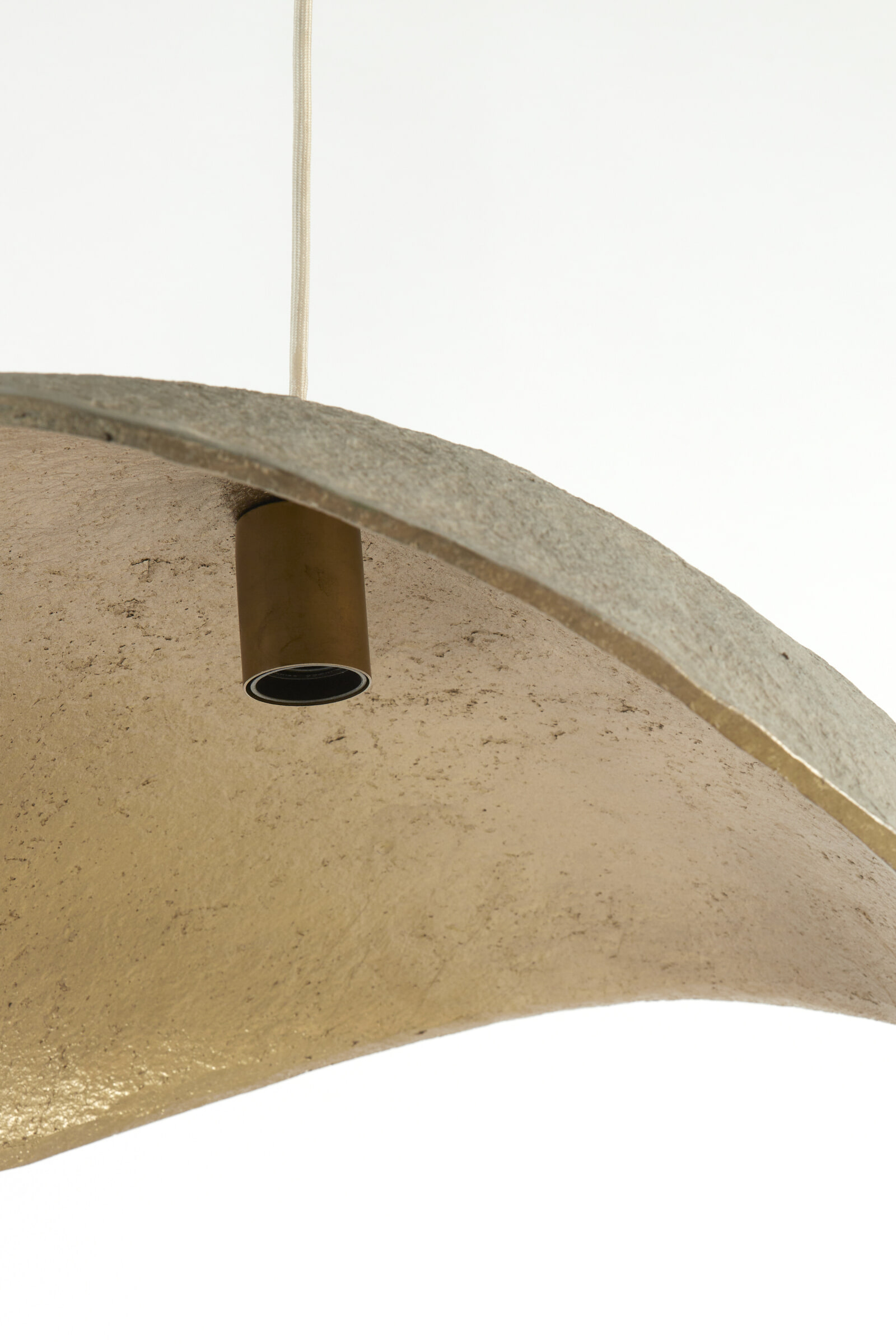 Light & Living Hanglamp 'Lonia' Papier Maché, 71cm, kleur Grijs