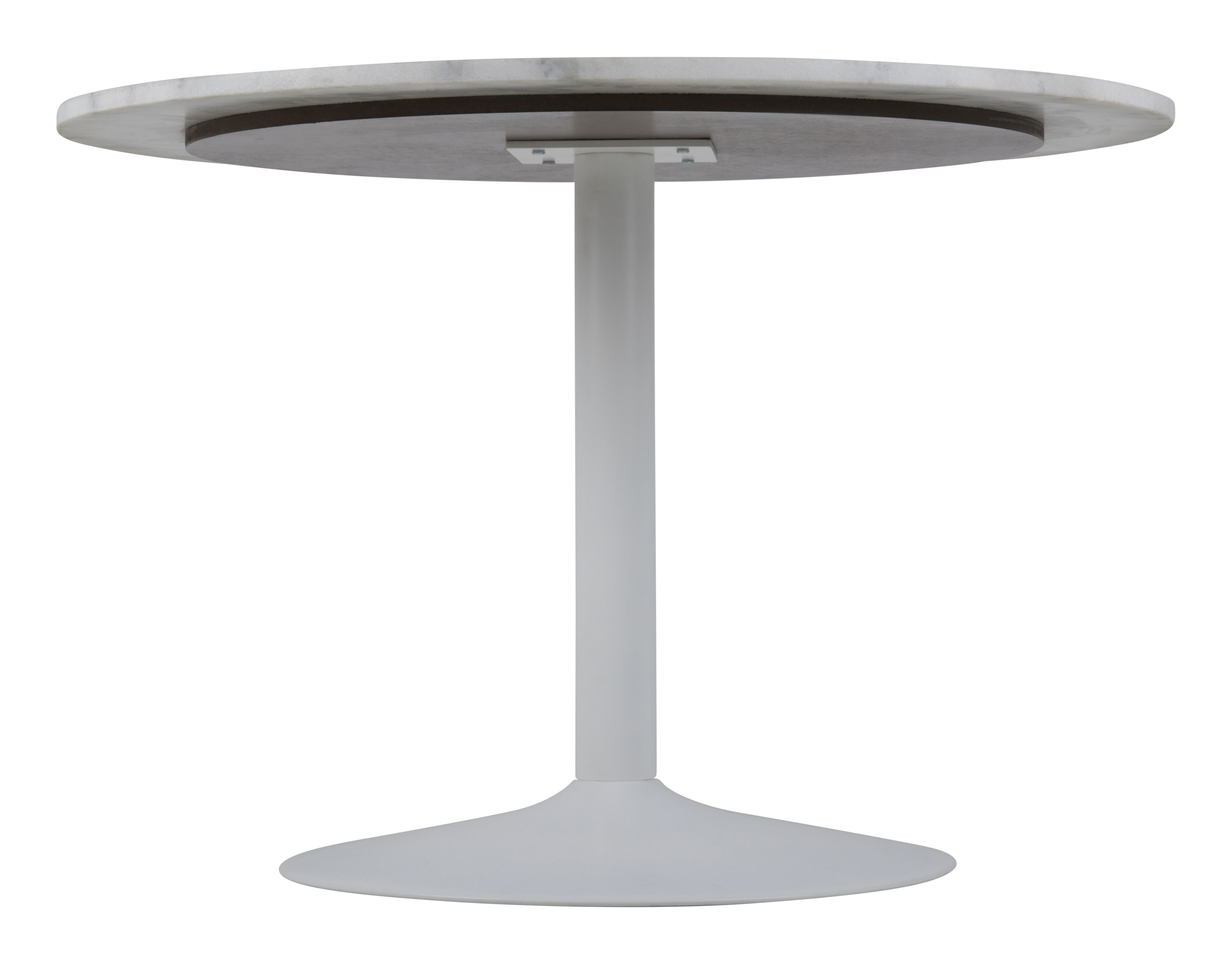 Bendt Ronde Eettafel 'Dara' 110cm, kleur Wit Marmer