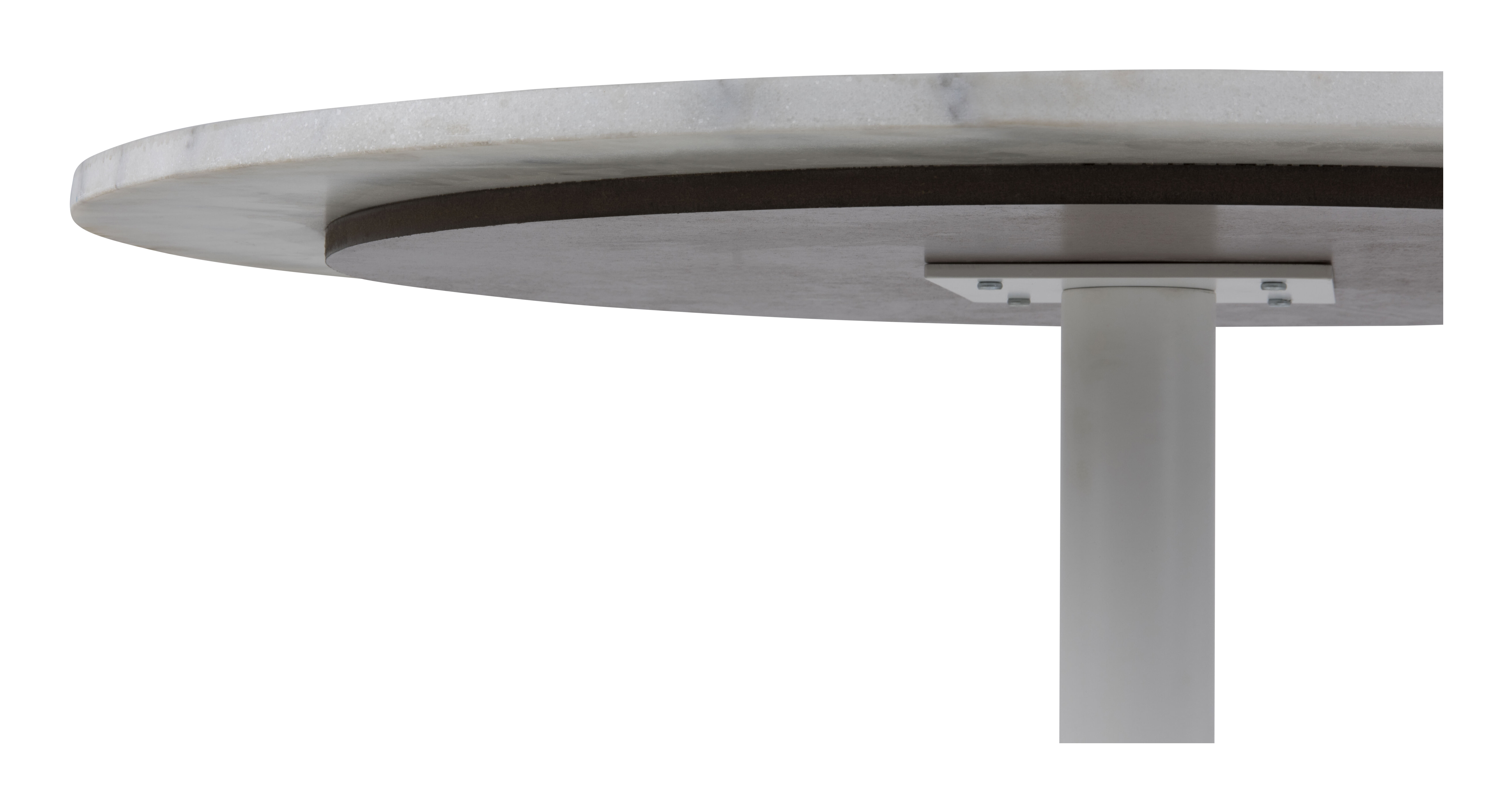 Bendt Ronde Eettafel 'Dara' 110cm, kleur Wit Marmer