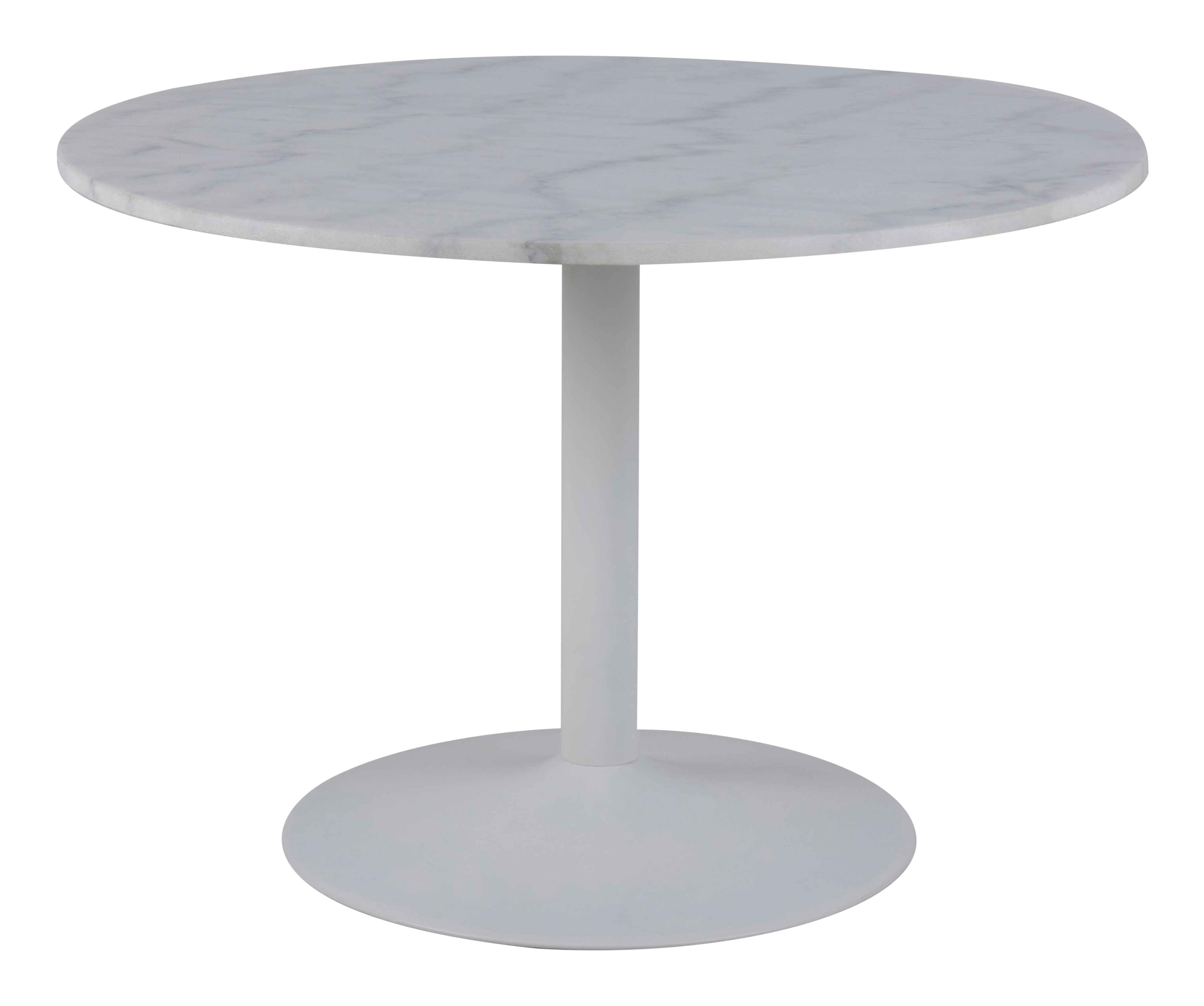 Bendt Ronde Eettafel 'Dara' 110cm, kleur Wit Marmer