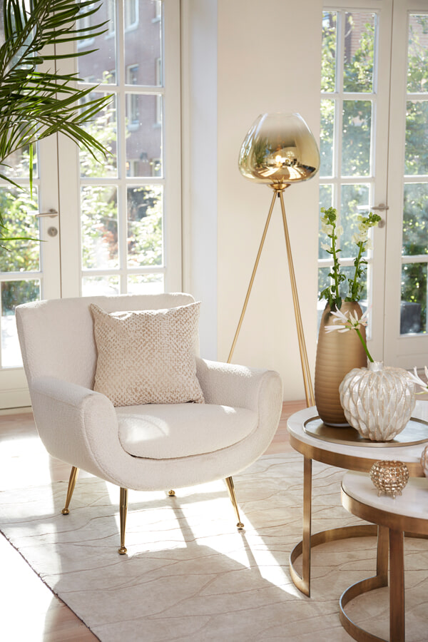 Light & Living Vloerlamp 'Mayson' kleur Goud