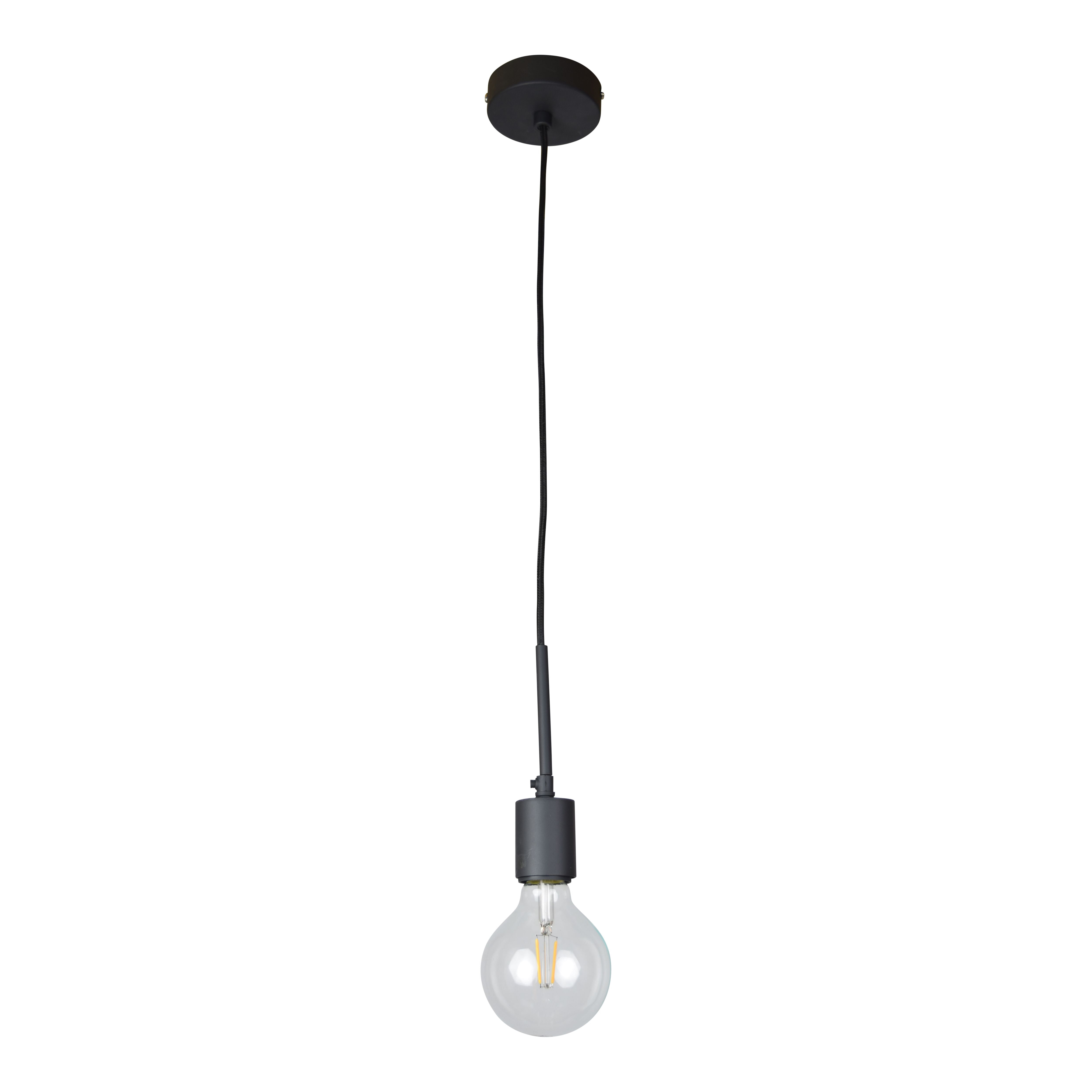 Urban Interiors hanglamp Bulby Strijkijzer - Zwart