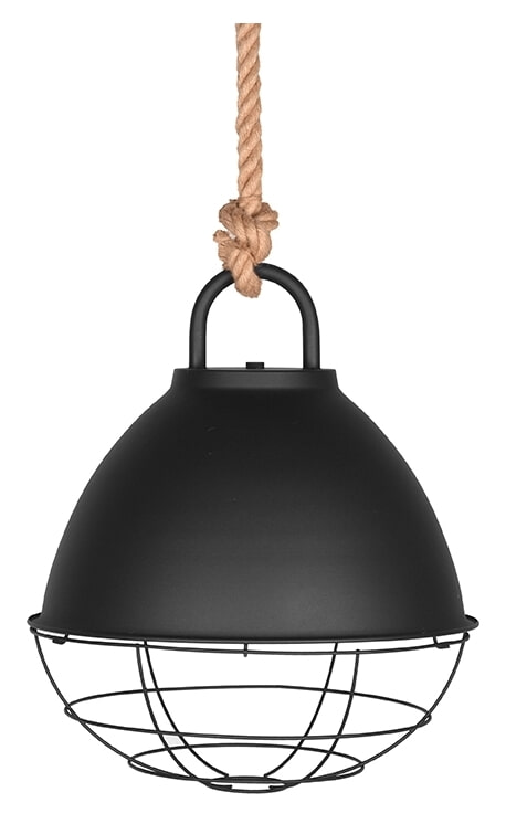 LABEL51 Hanglamp 'Korf' 38cm, kleur Zwart