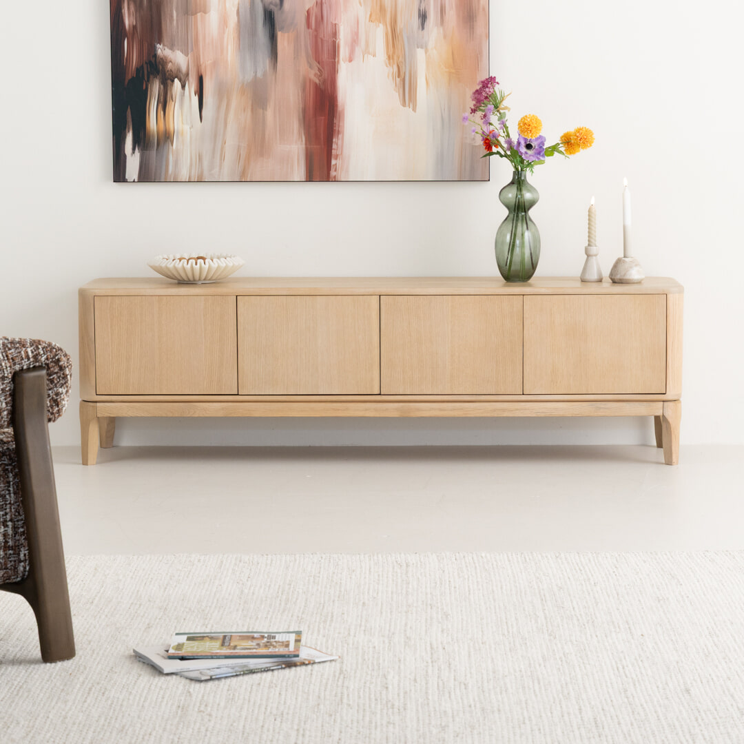 Eleonora TV-meubel 'Harvey' Eikenhout, 170cm