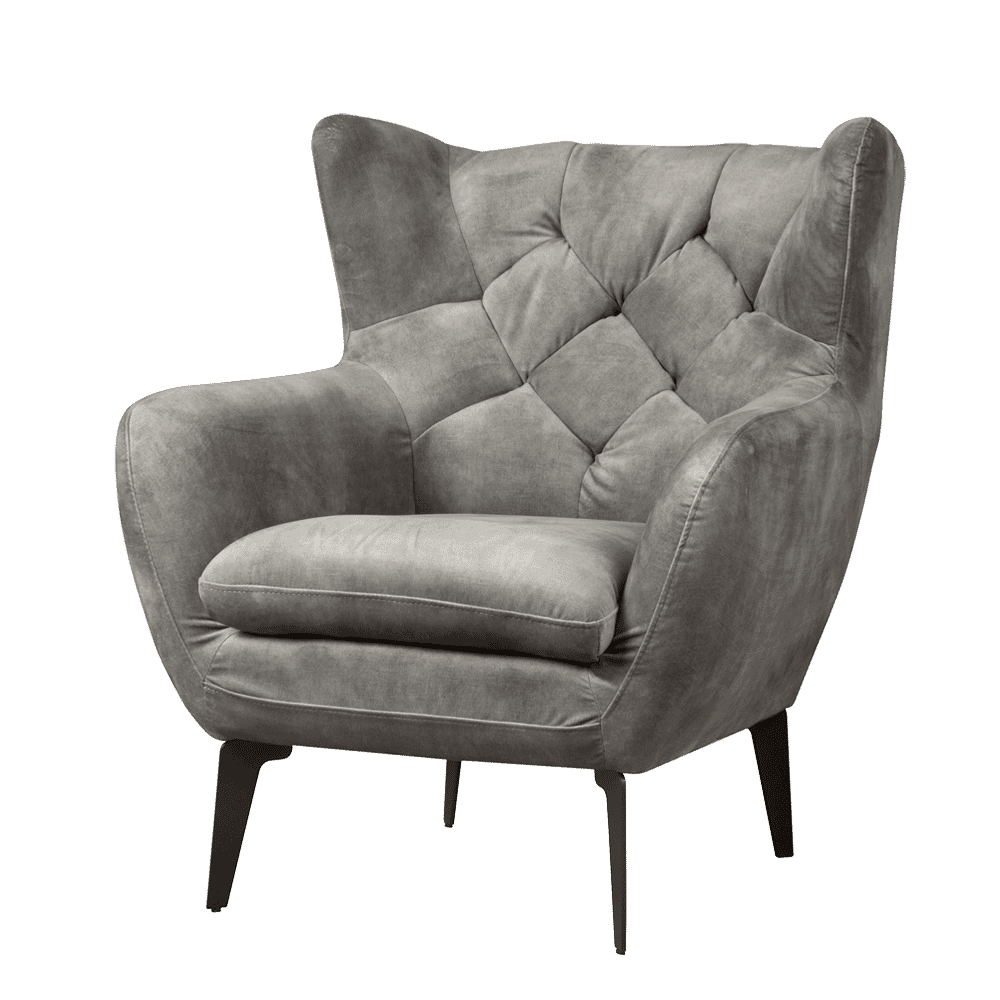 Tower Living Fauteuil 'Bomba', kleur grijs