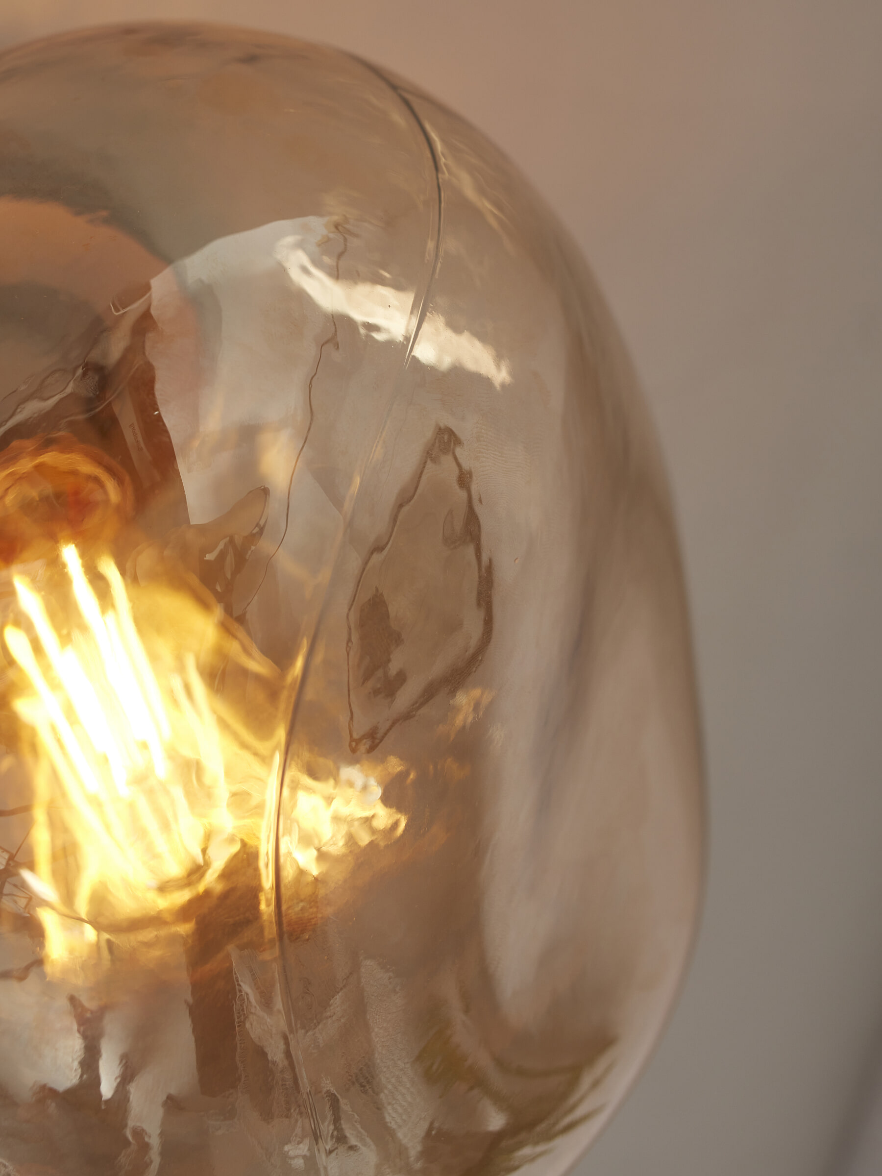 its about RoMi Plafondlamp 'Helsinki' 26cm, kleur Amber