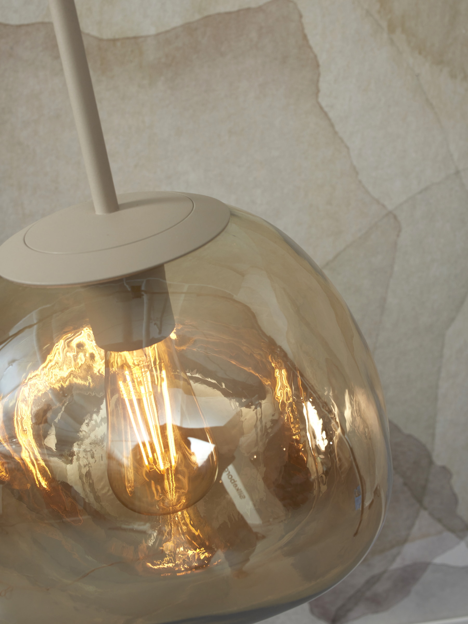 its about RoMi Hanglamp 'Helsinki' 26cm, kleur Amber