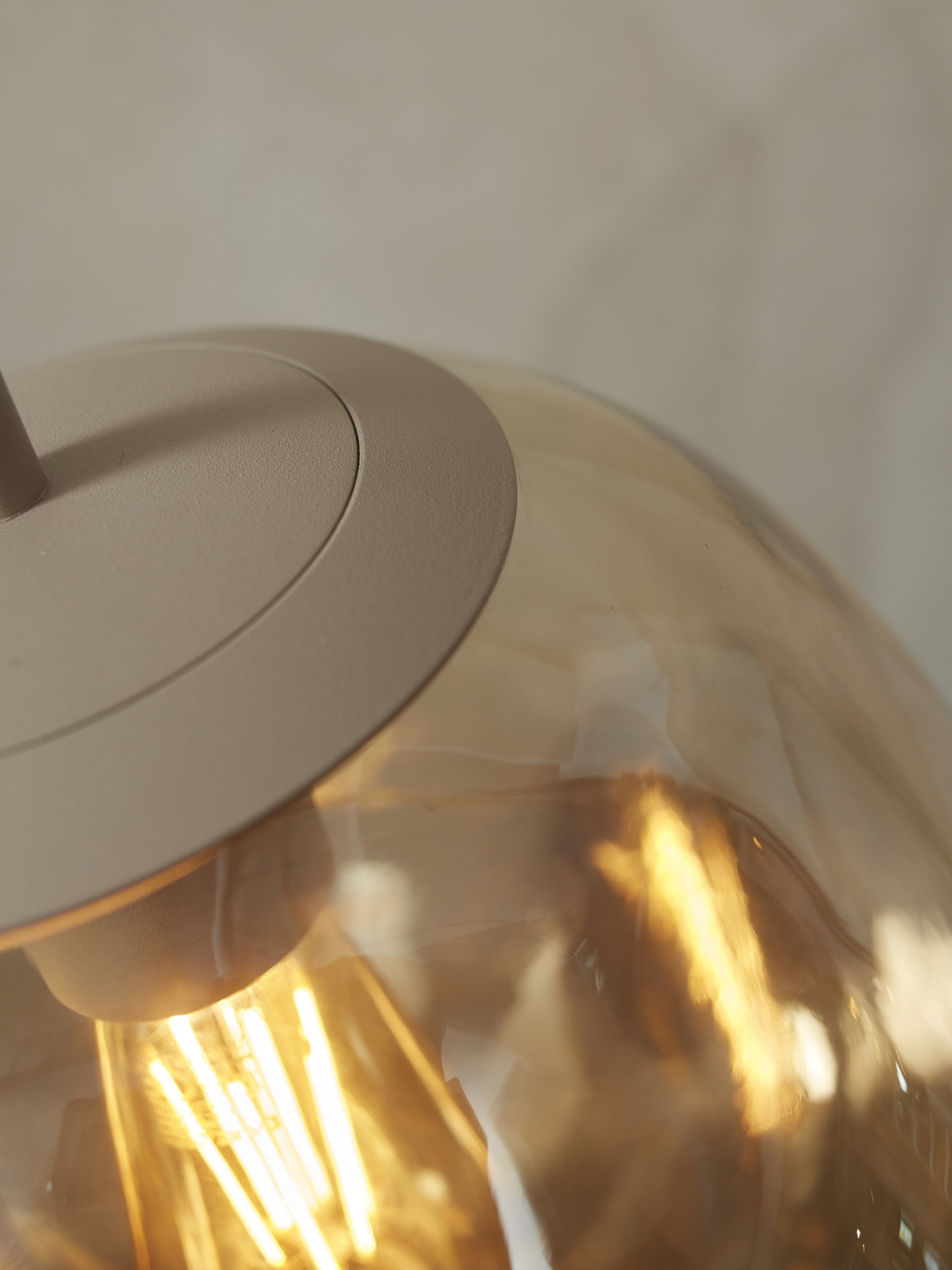 its about RoMi Hanglamp 'Helsinki' 26cm, kleur Amber