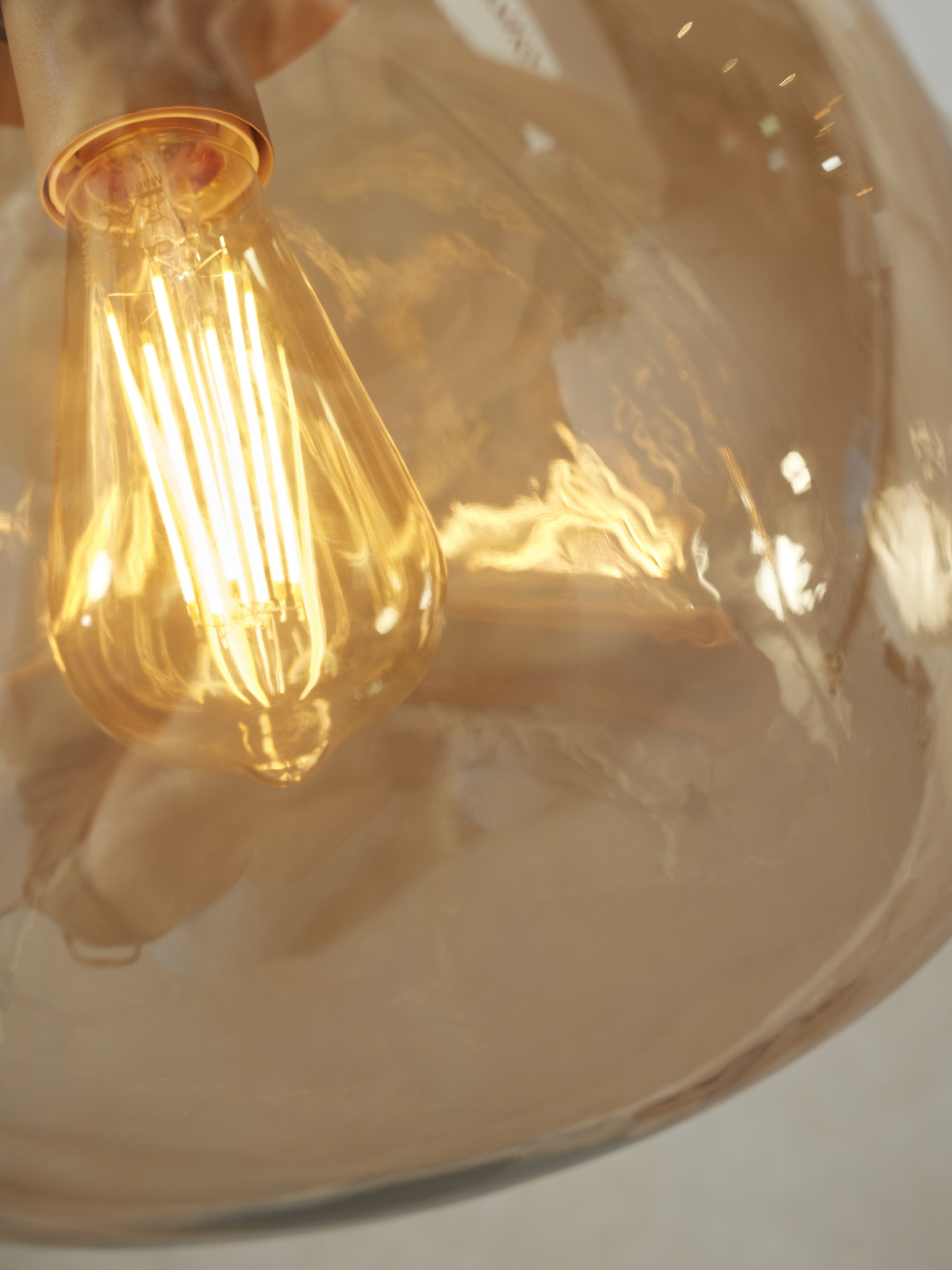 its about RoMi Hanglamp 'Helsinki' 26cm, kleur Amber