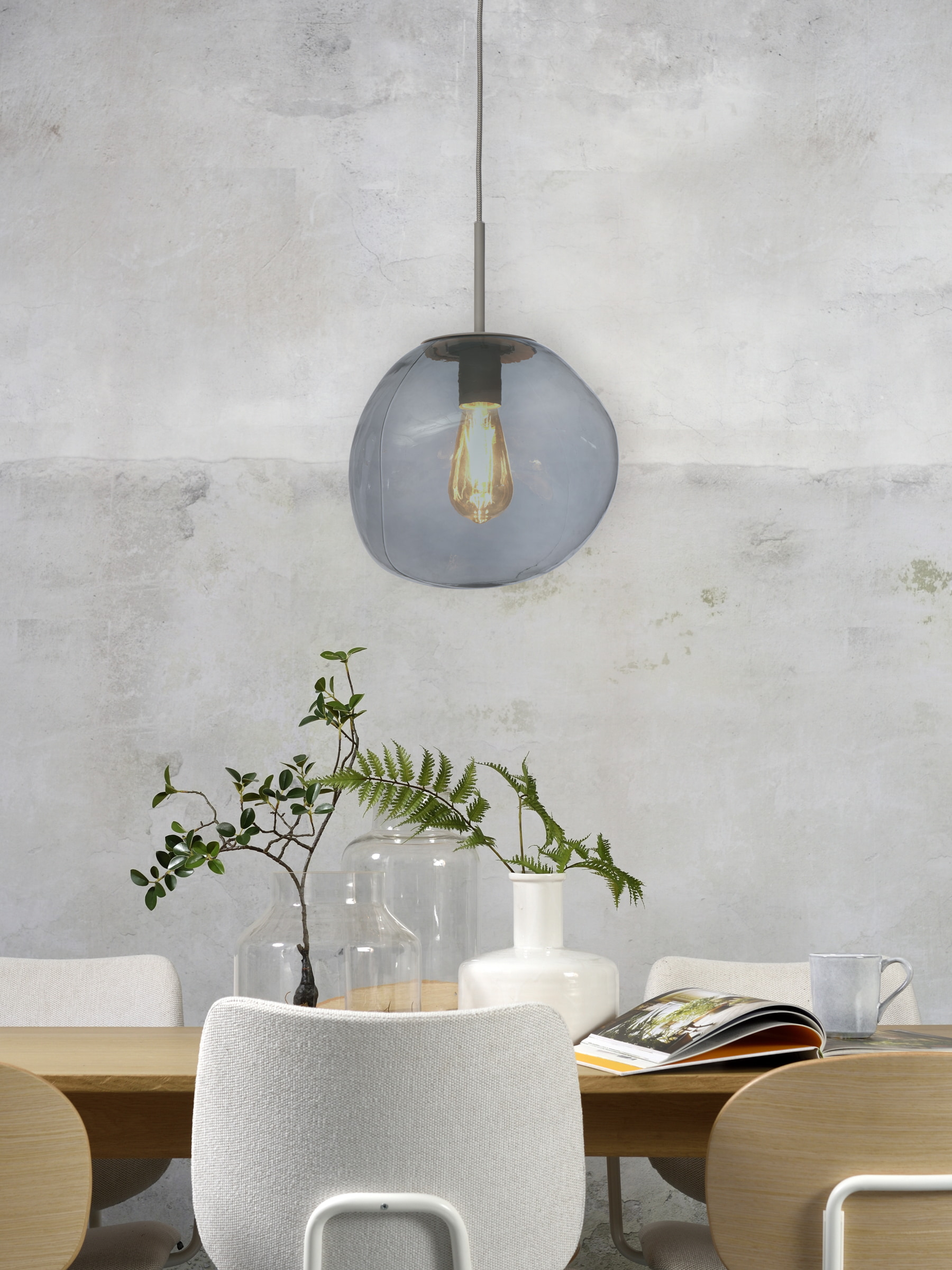 its about RoMi Hanglamp 'Helsinki' 26cm, kleur Lichtgrijs