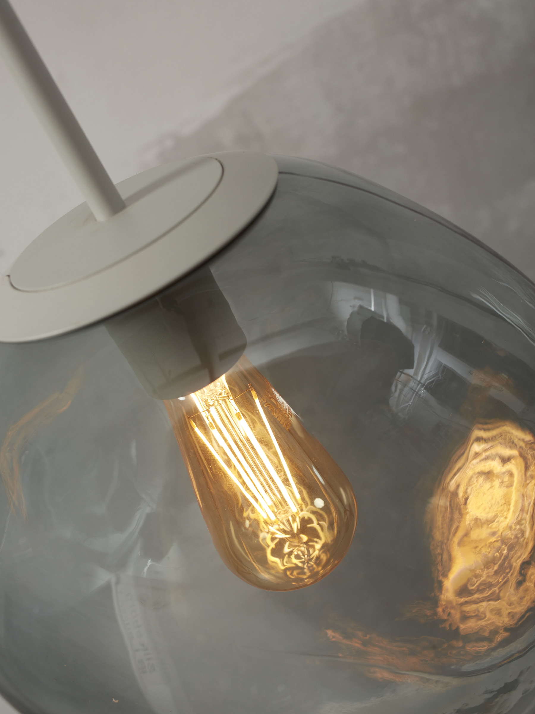 its about RoMi Hanglamp 'Helsinki' 26cm, kleur Lichtgrijs