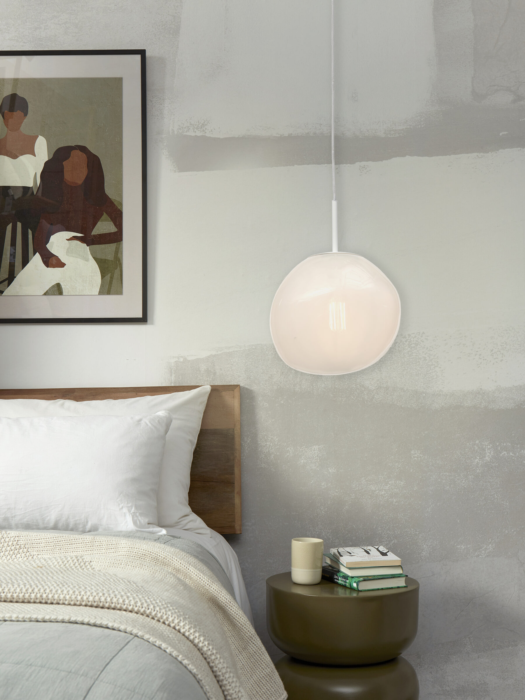 its about RoMi Hanglamp 'Helsinki' 26cm, kleur Wit