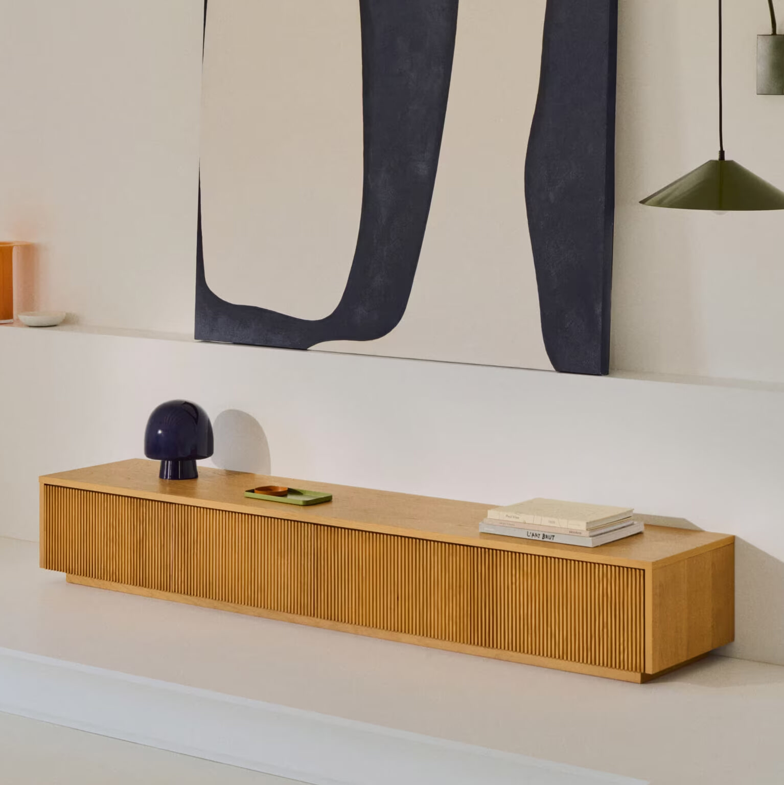 Kave Home TV-meubel 'Helvine' Eiken, 200cm