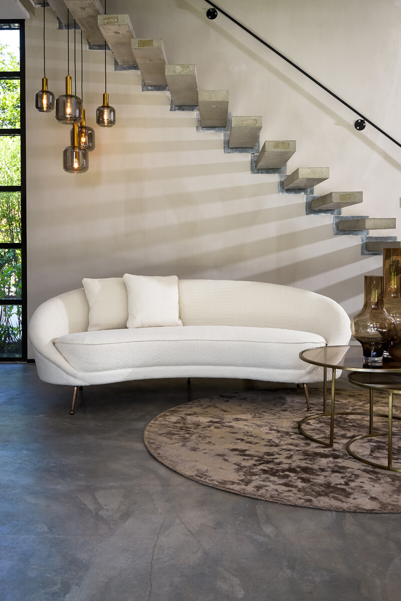 Light & Living Salontafel 'Duarte' Set van 2 stuks, kleur Goud/Lichtbruin