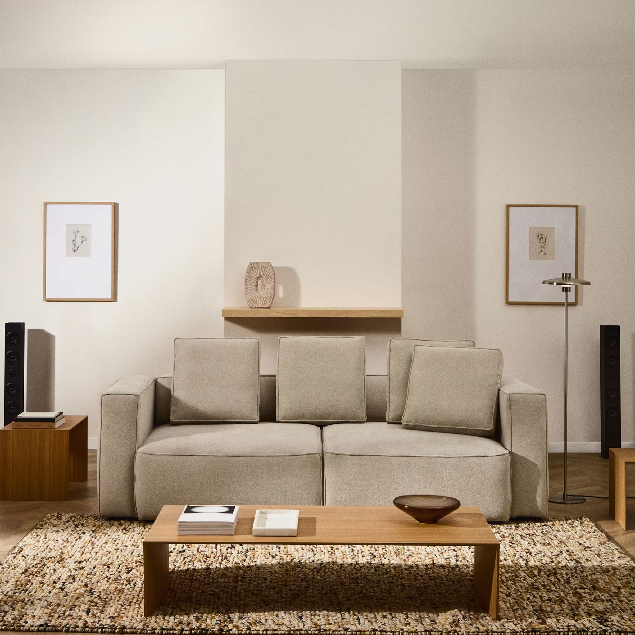 Kave Home 3-zits Slaapbank 'Marela' kleur Beige