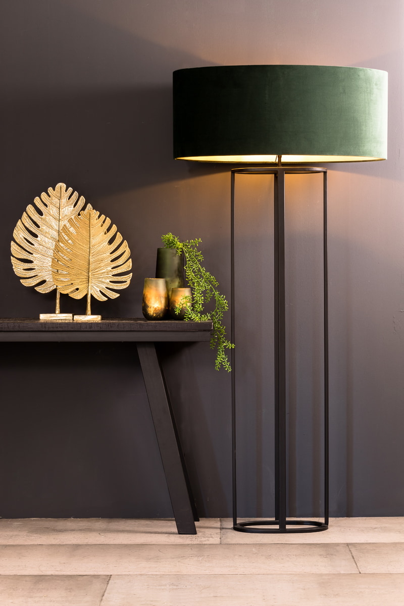 Light & Living Vloerlamp 'Mylo' kleur Mat Zwart