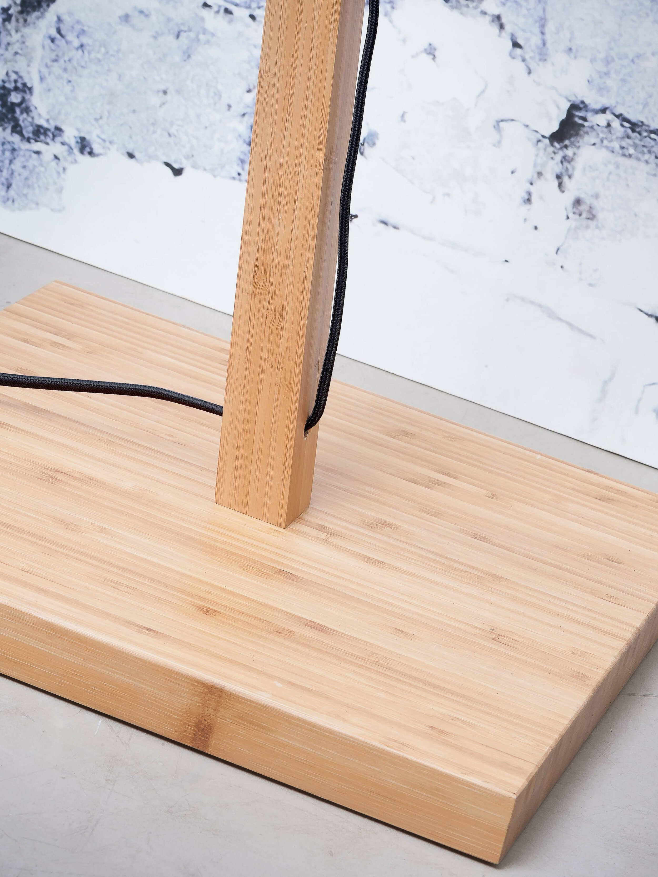 GOOD&MOJO Vloerlamp 'Hokkaido' Bamboe, 150cm, kleur Naturel