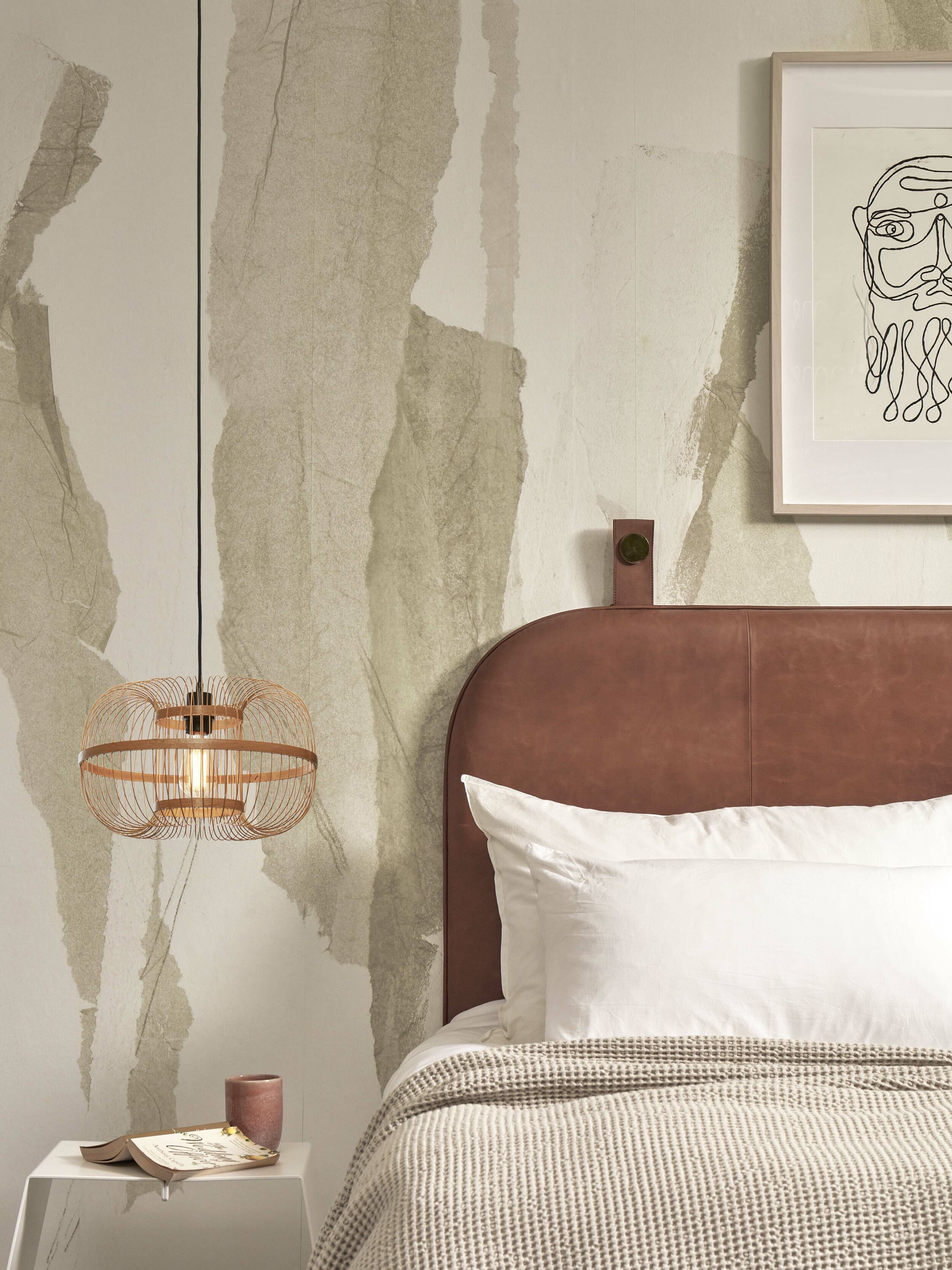 GOOD&MOJO Hanglamp 'Hokkaido' Bamboe, 38cm, kleur Naturel
