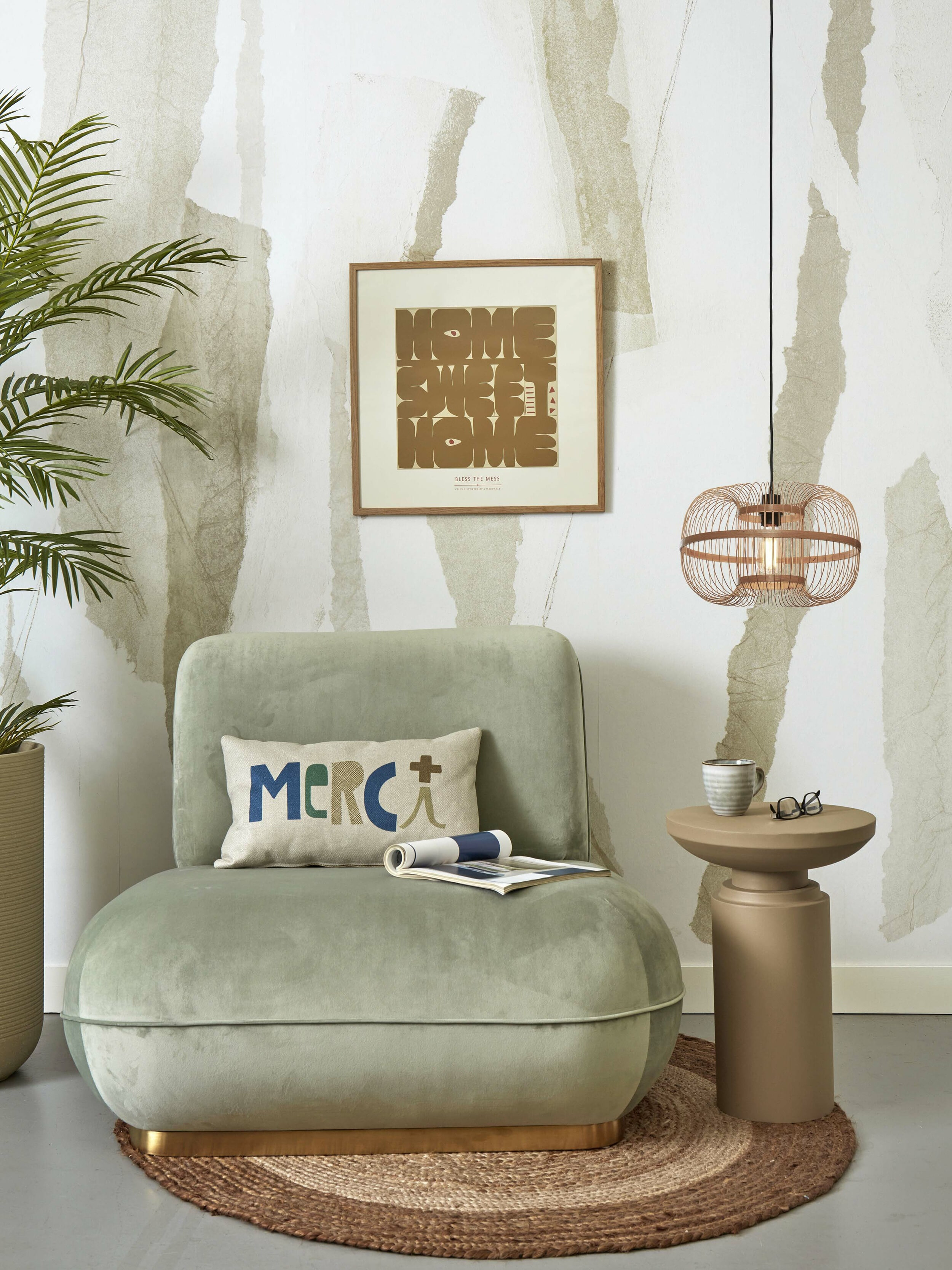 GOOD&MOJO Hanglamp 'Hokkaido' Bamboe, 38cm, kleur Naturel