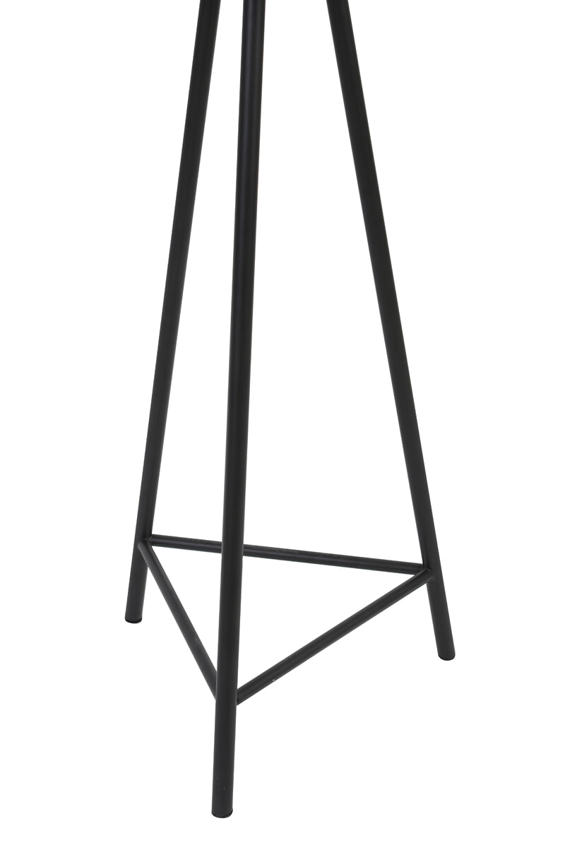 Light & Living Vloerlamp 'Adeta', goud+mat zwart, 147cm hoog