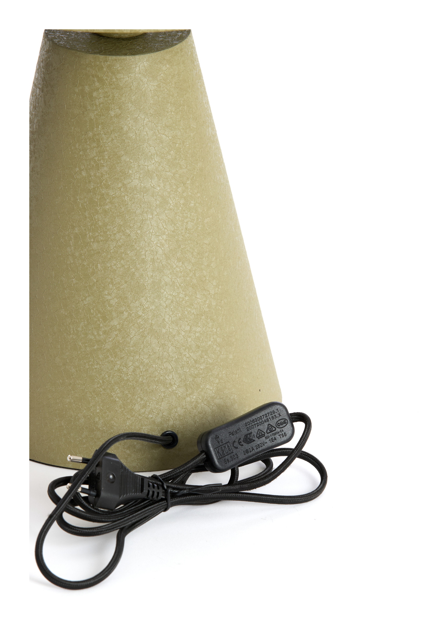 Light & Living Tafellamp 'Surrina' 41cm, kleur Olijfgroen