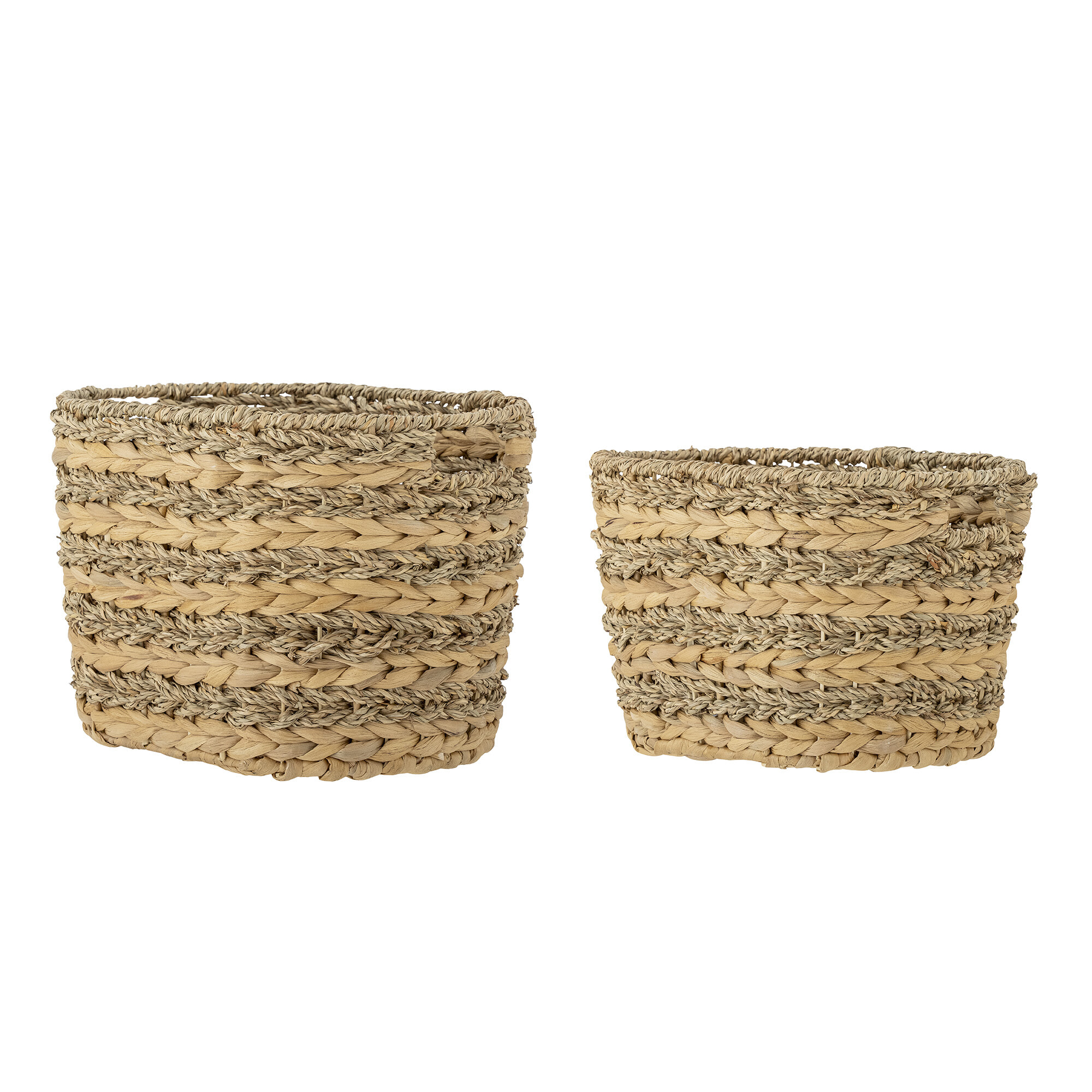 Bloomingville Mand Indra Small, Waterhyacint, Set van 2 stuks - Naturel