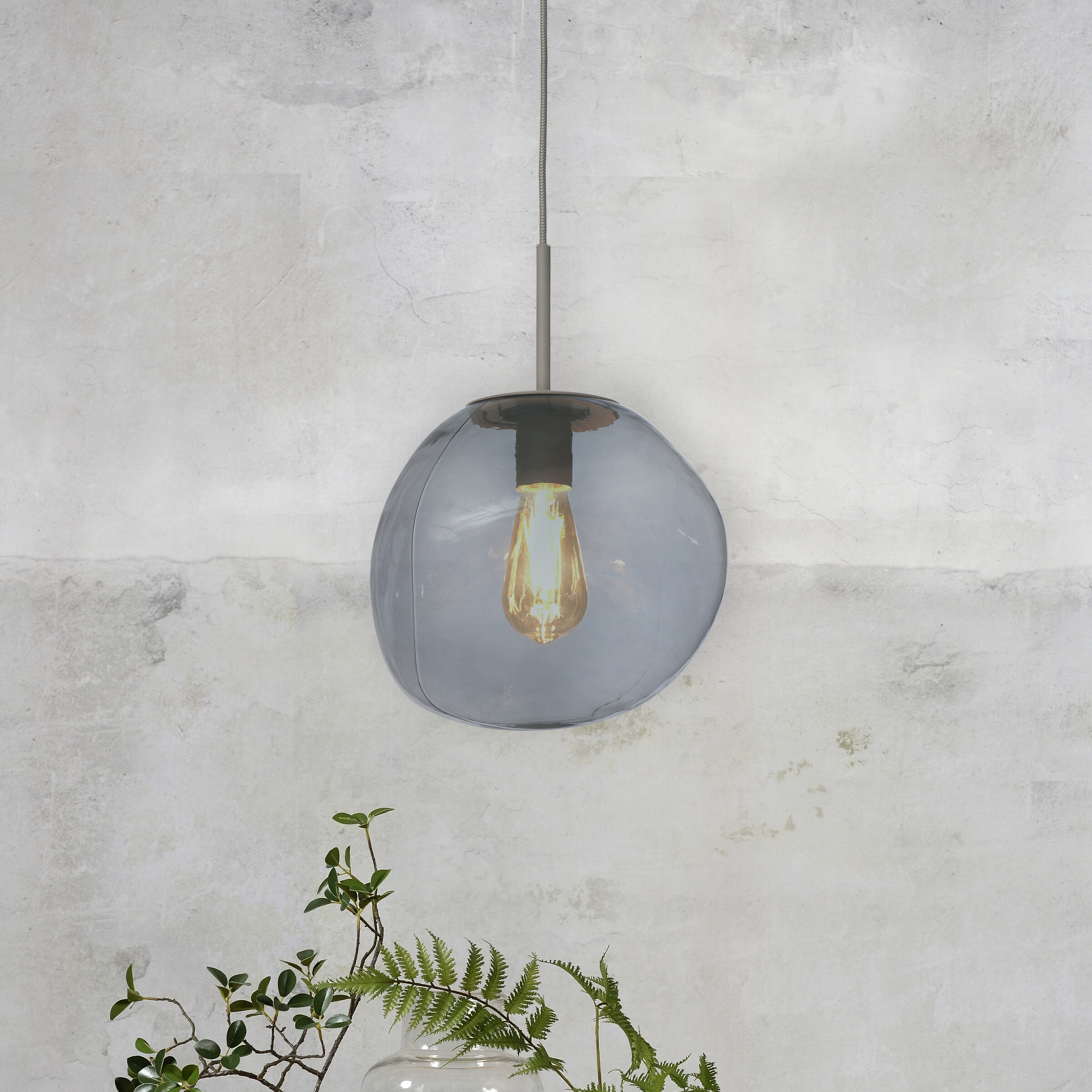 its about RoMi Hanglamp 'Helsinki' 26cm, kleur Lichtgrijs