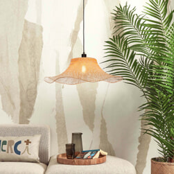 GOOD&MOJO Hanglamp 'Ibiza' Bamboe, 65cm