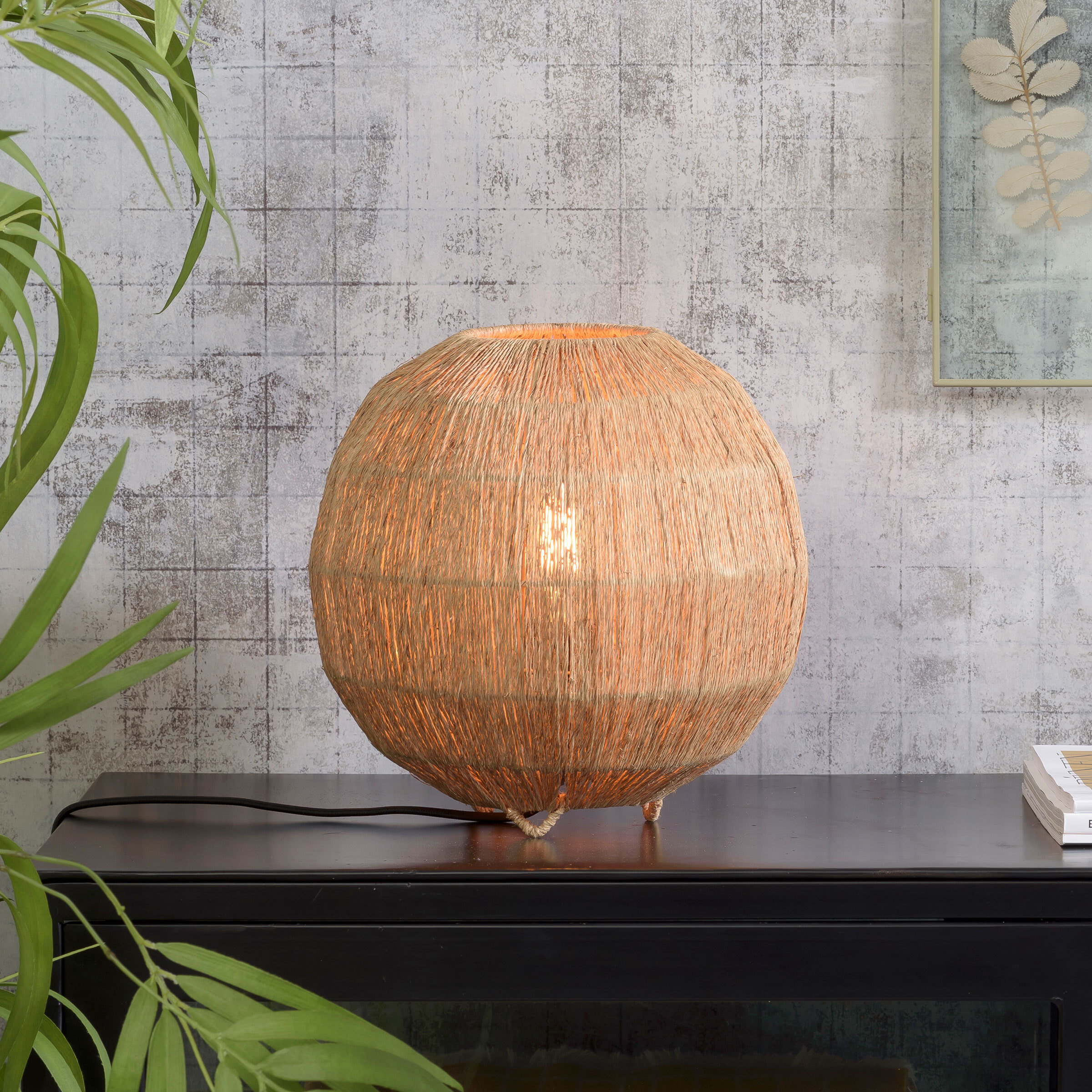 GOOD&MOJO Tafellamp 'Iguazu' Small, Jute, kleur Naturel