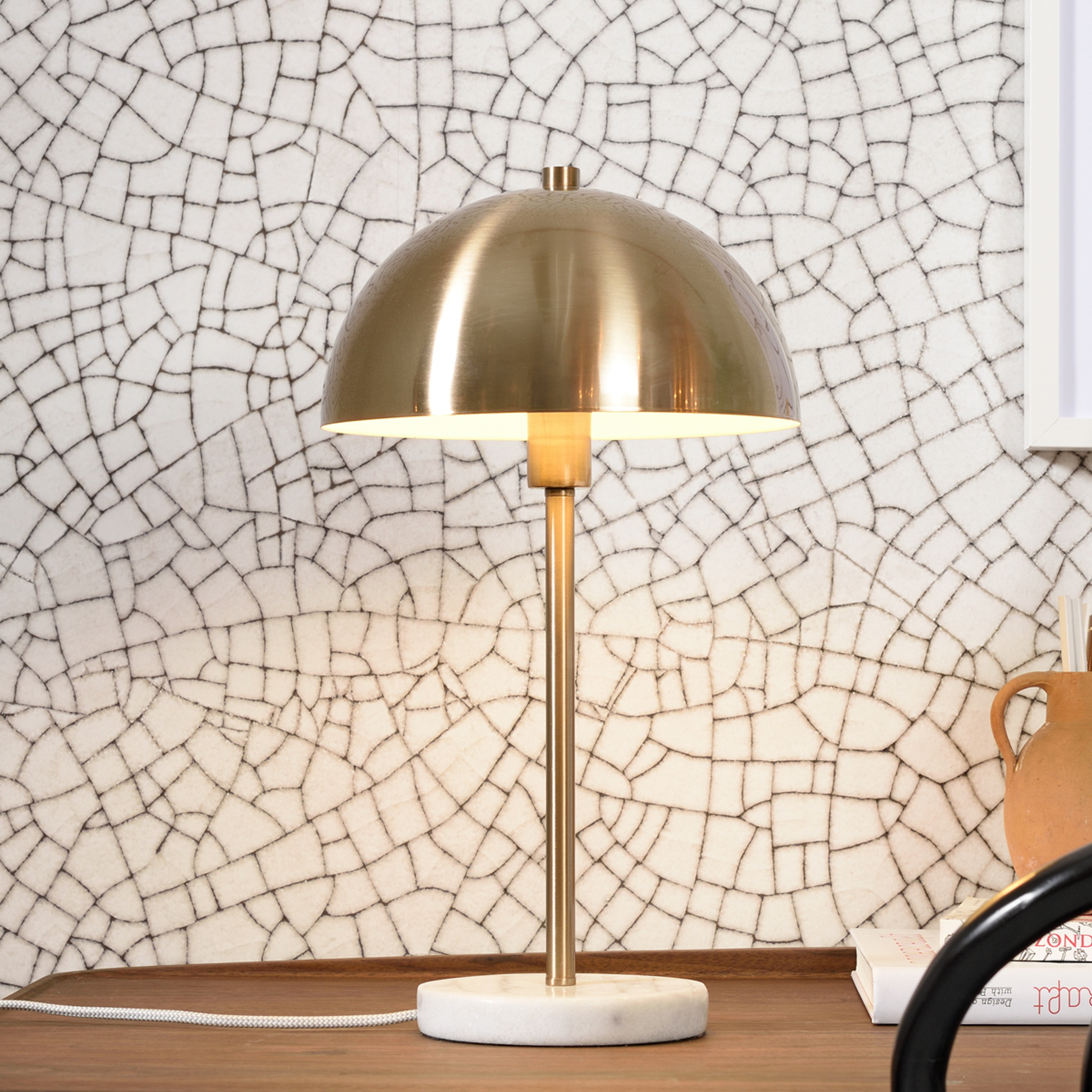 its about RoMi Tafellamp Toulouse 45cm - Goud