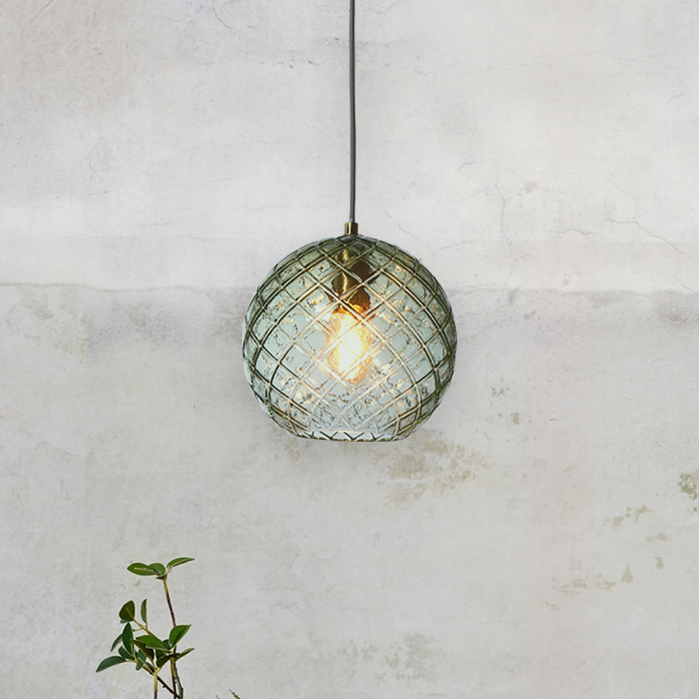 its about RoMi Hanglamp 'Venice' Bol, kleur Groen