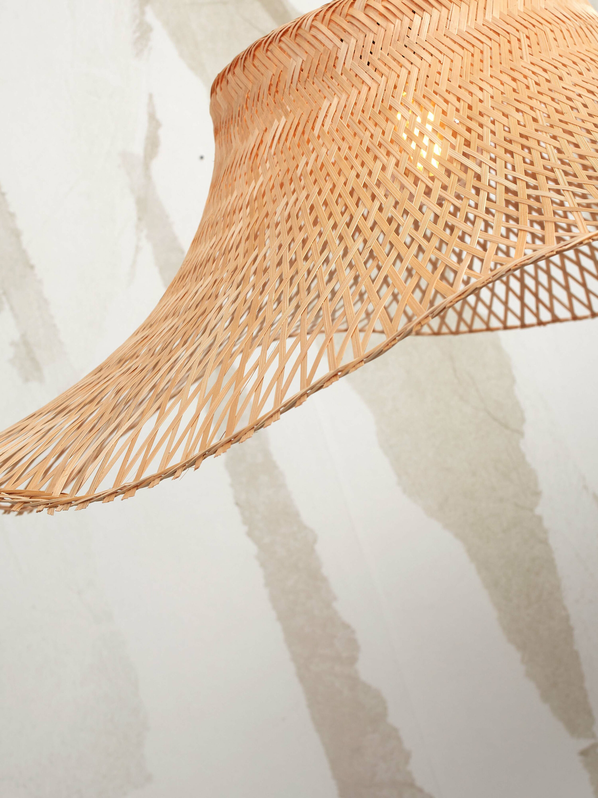 GOOD&MOJO Plafondlamp 'Ibiza' Bamboe, 50cm, kleur Naturel